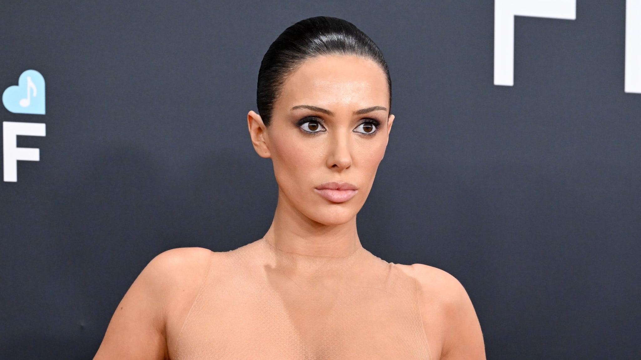 Bianca Censori at the 67th GRAMMY Awards held at the Crypto.com Arena on February 2, 2025 in Los Angeles, California.