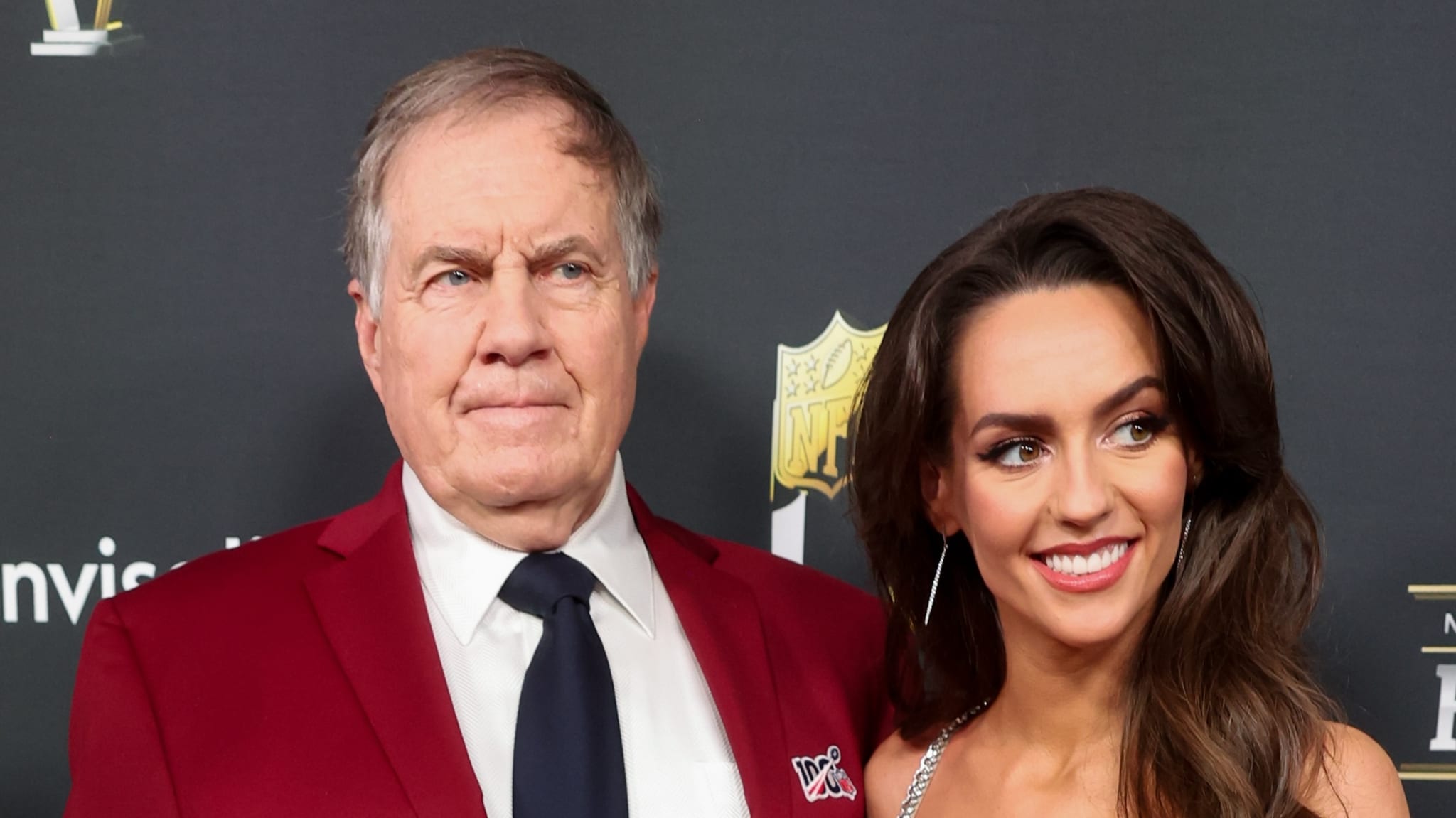 Bill Belichick, Jordon Hudson at the 14th Annual NFL Honors held at Saenger Theatre on February 06, 2025 in New Orleans, Louisiana.