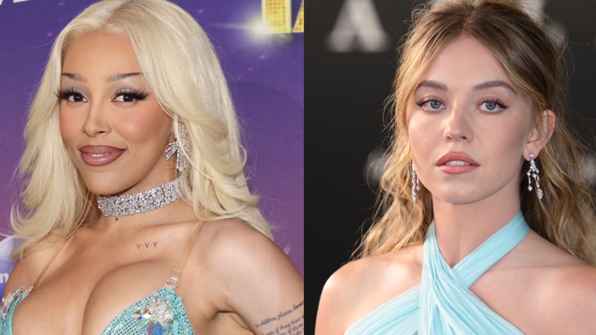 Doja Cat and Sydney Sweeney