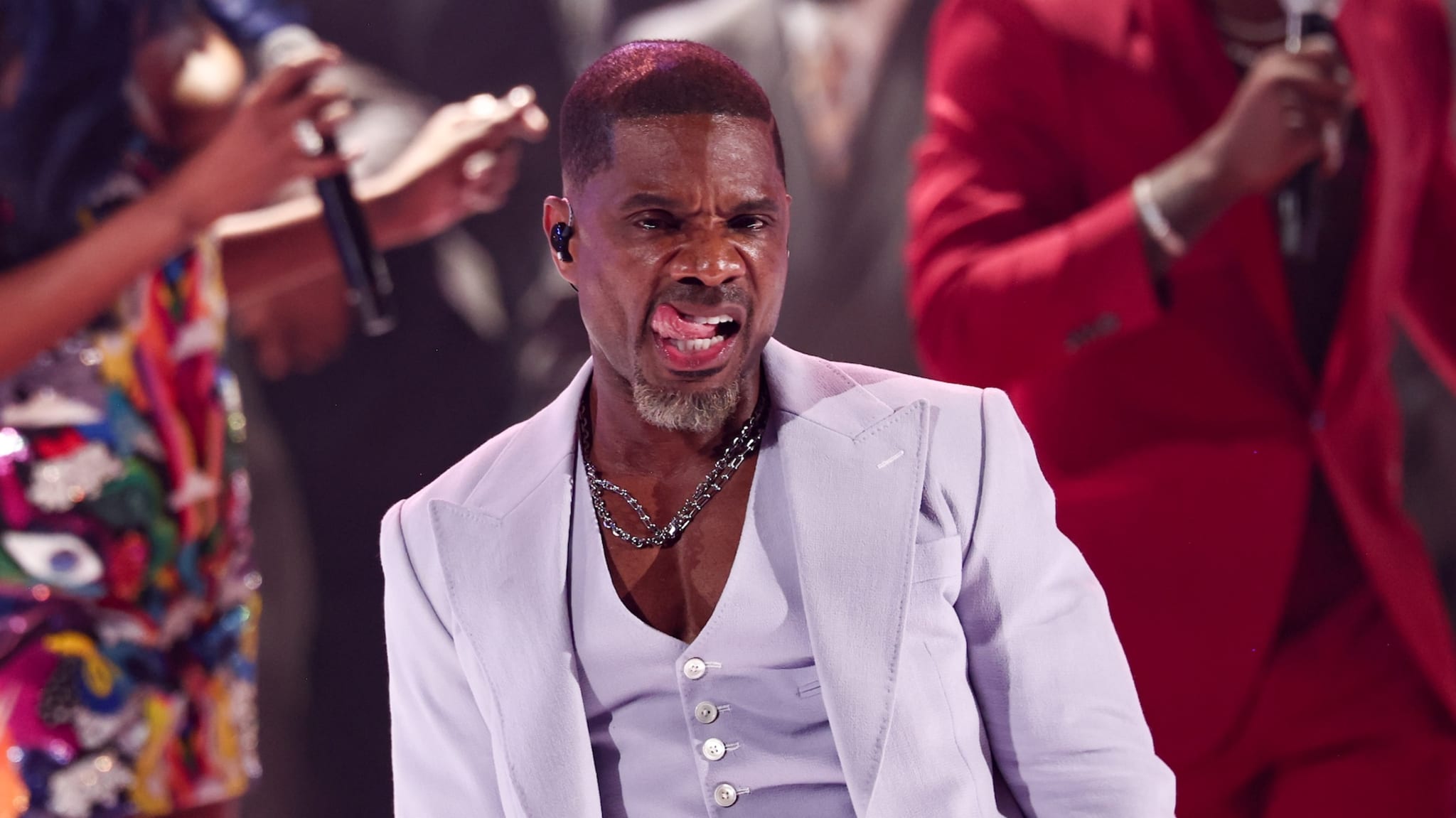 Kirk Franklin at the BET Awards 2025 held at the Peacock Theater on June 09, 2025 in Los Angeles, California.