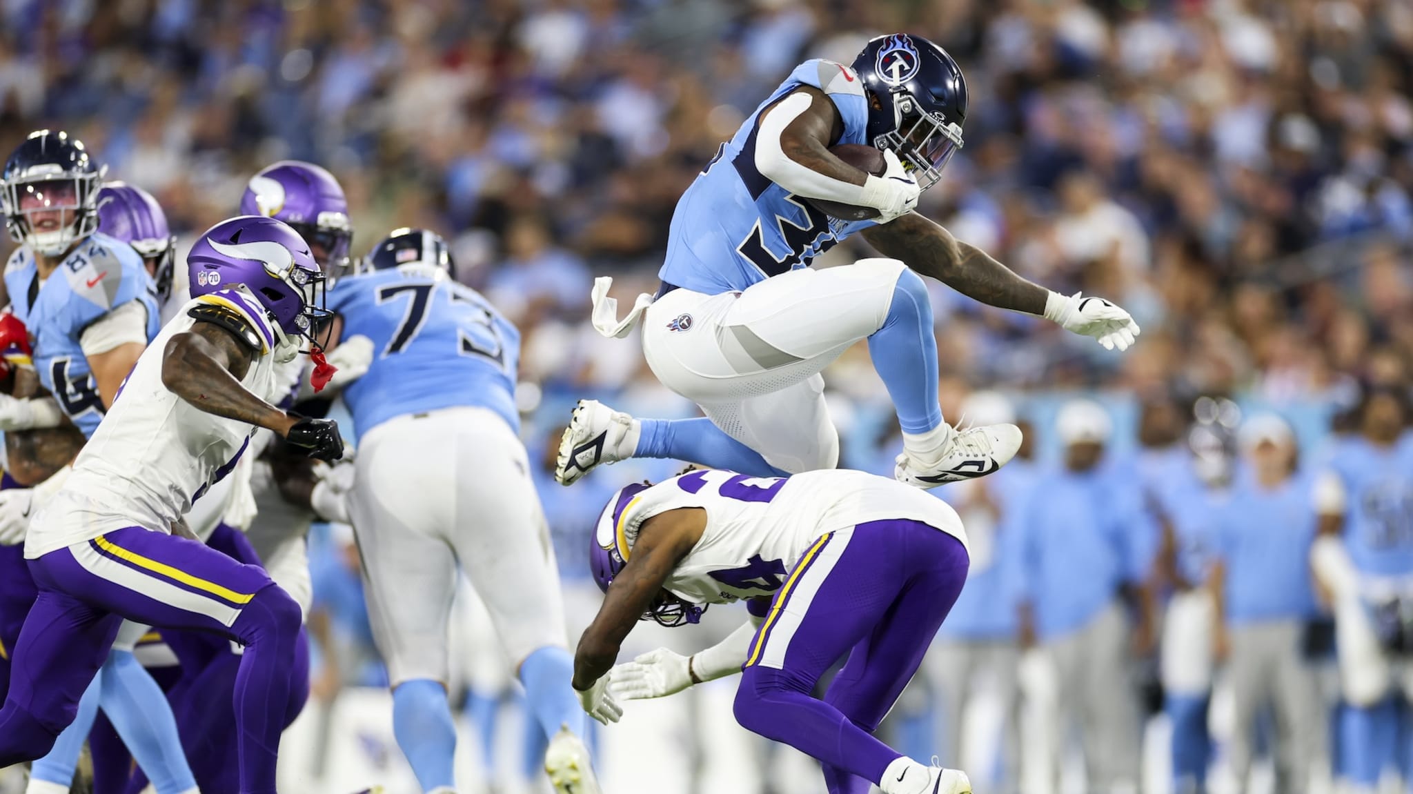 Julius Chestnut of the Tennessee Titans.