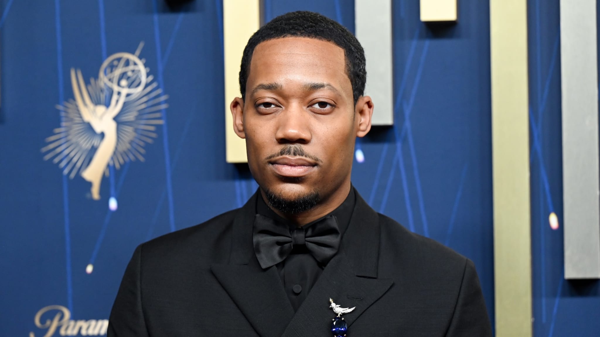Tyler James Williams at the 77th Primetime Emmy Awards held at the Peacock Theater on September 14, 2025 in Los Angeles, California.