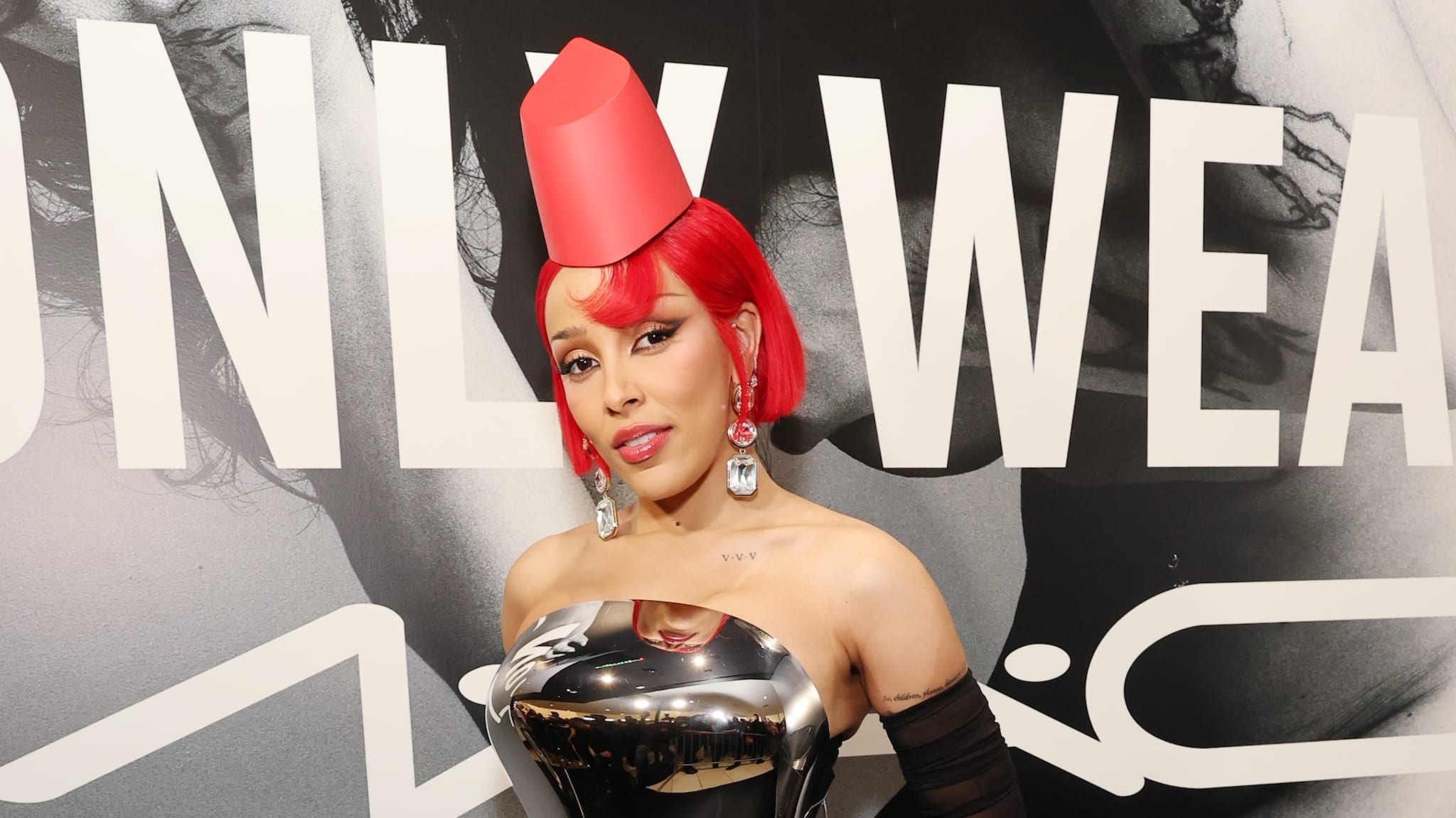 Doja Cat surprises fans to celebrate Match Dayat Glendale Galleria on September 27, 2025 in Glendale, California.