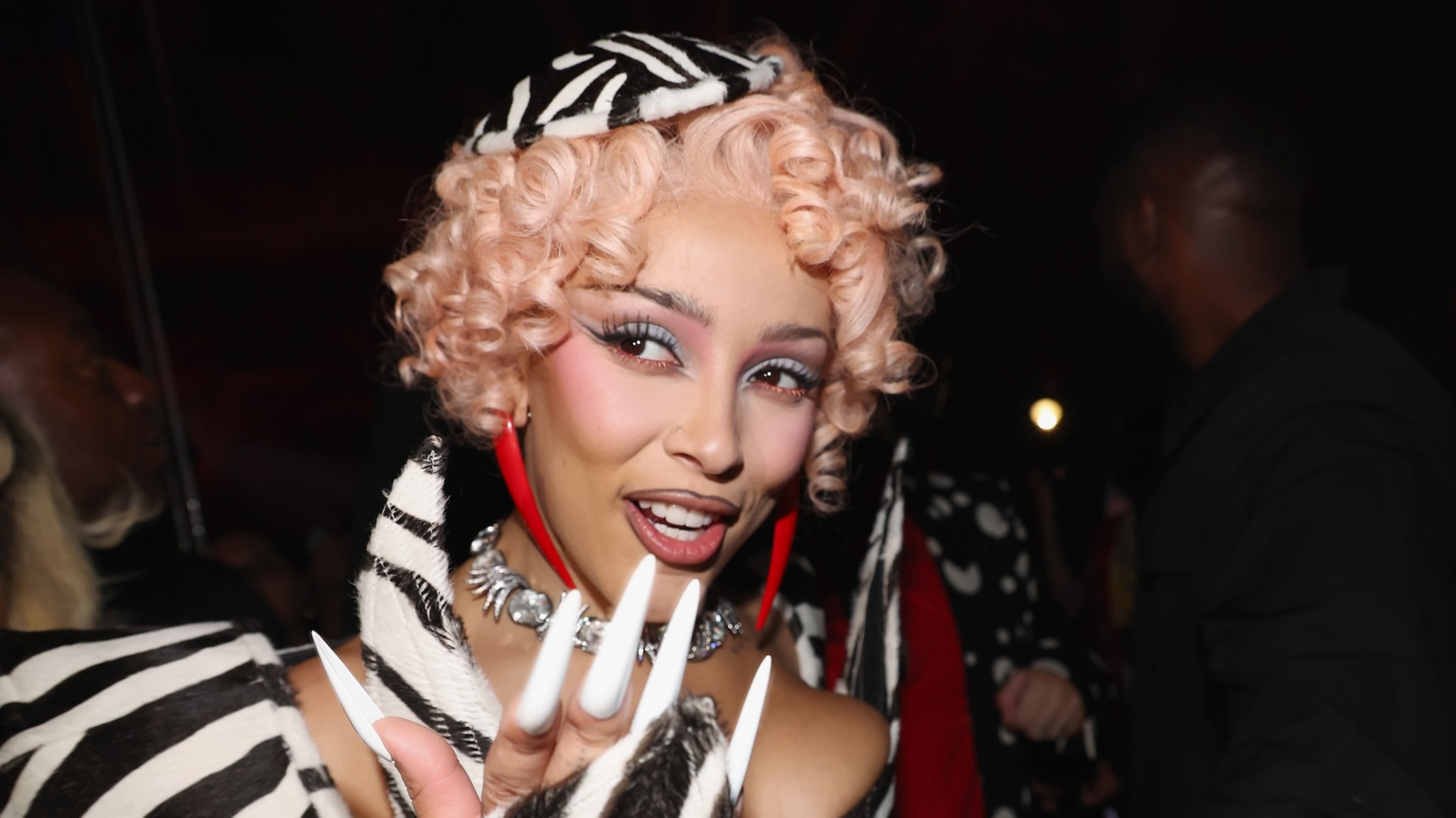 NEW YORK, NEW YORK - SEPTEMBER 29: Doja Cat attends Doja Cat's "VIE" Album Launch Celebration on September 29, 2025 in New York City.