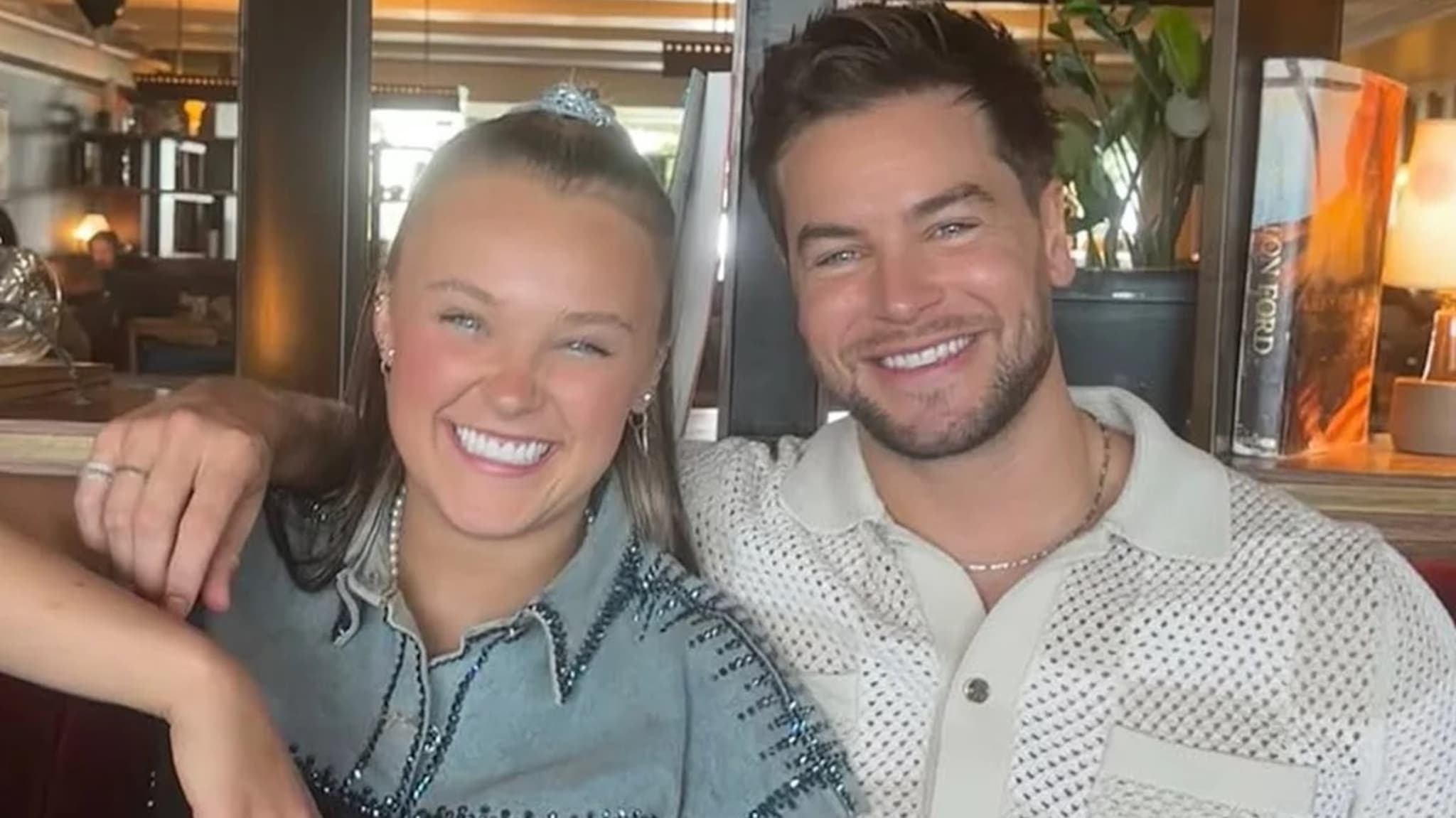 JoJo Siwa and Chris Hughes