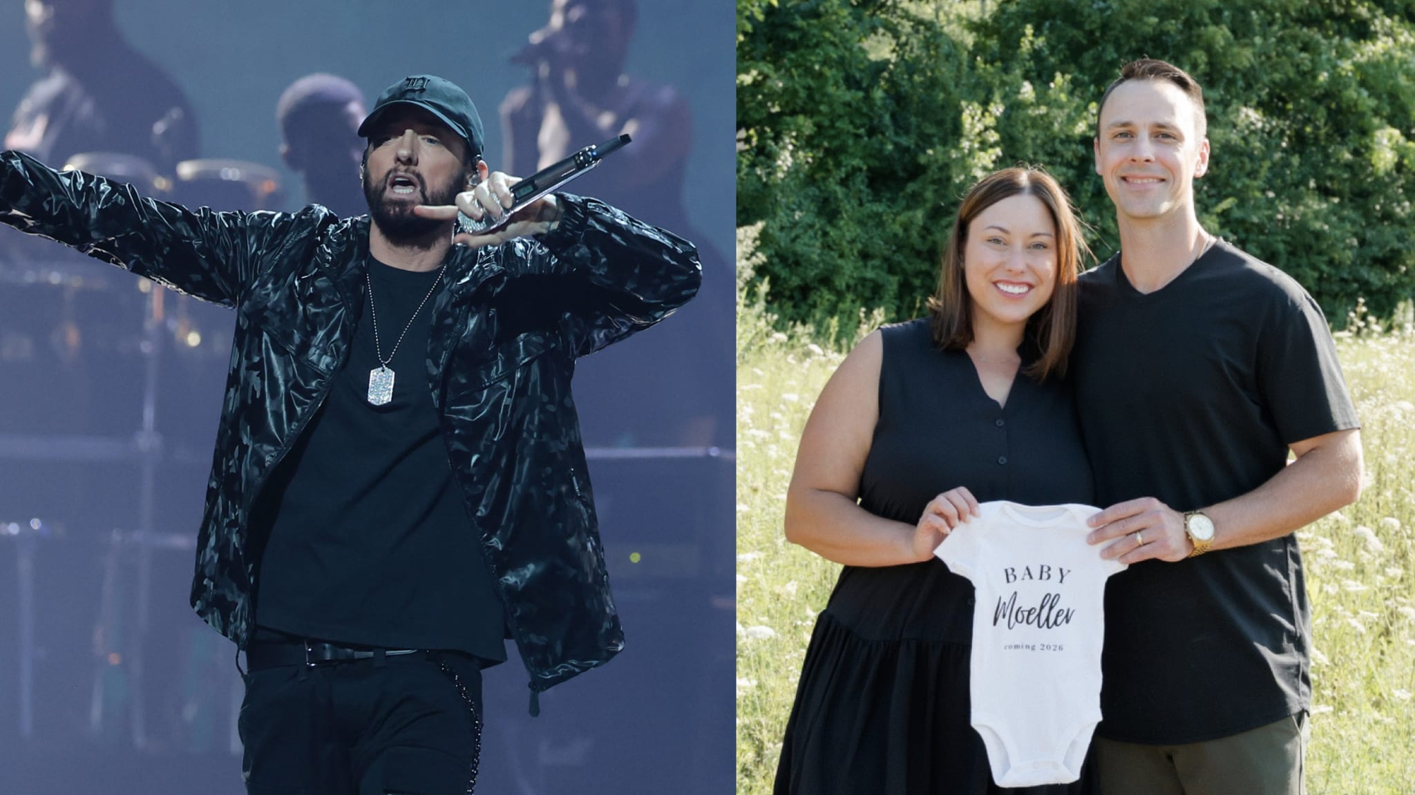 Eminem performs onstage at the 2024 MTV Video Music Awards held at UBS Arena September 11, 2024 in in Elmont, New York/Alainamariescott/Instagram