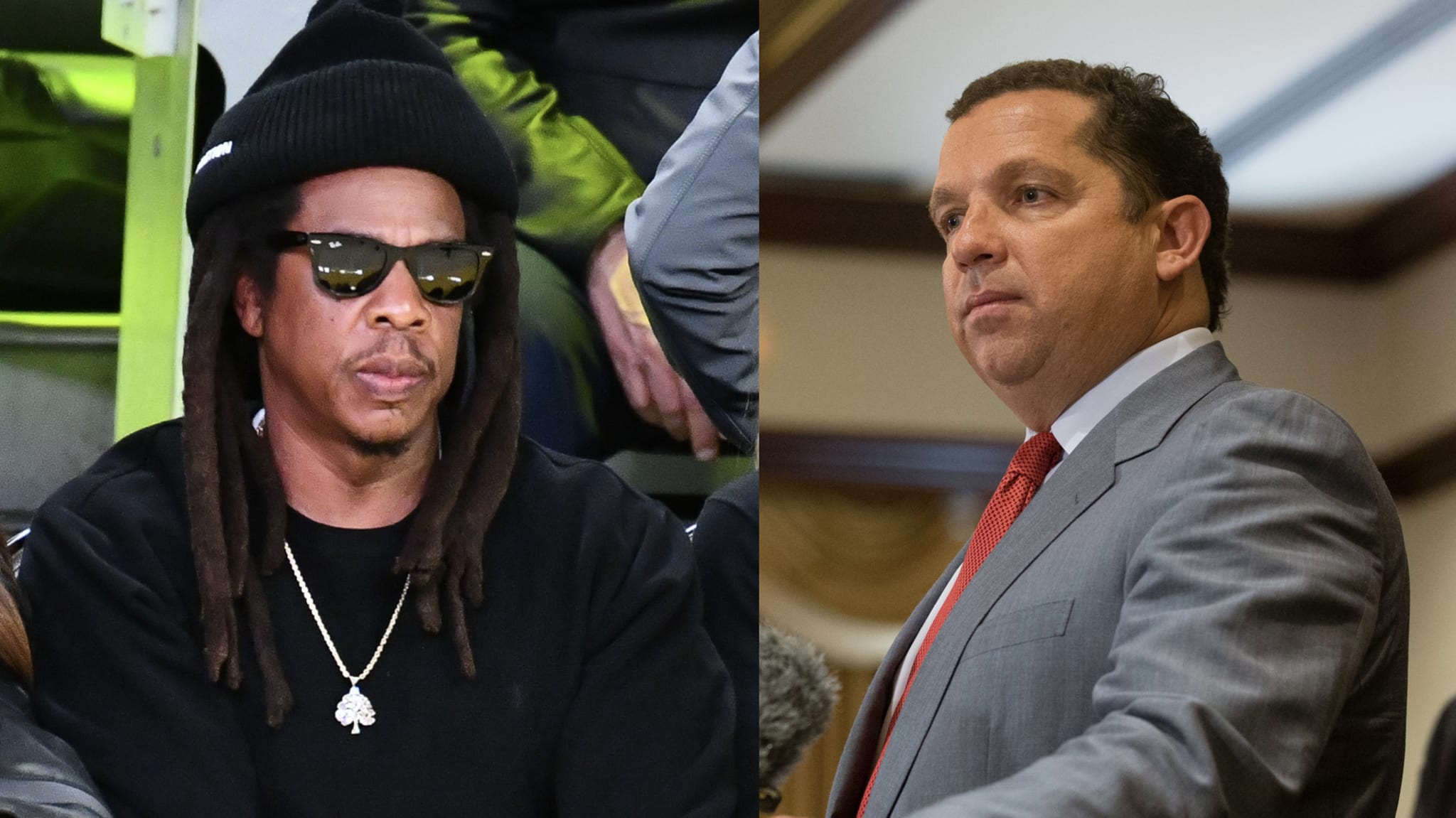 LOS ANGELES, CALIFORNIA - DECEMBER 10: Jay-Z and Blue Ivy Carter attend a basketball game between the Los Angeles Lakers and San Antonio Spurs at Crypto.com Arena on December 10, 2025 in Los Angeles, California.

The legal team that will tackle two felony indictments against Texas Governor Rick Perry, headed by Houston attorney Tony Buzbee, meets the press at the Stephen F. Austin Hotel in downtown Austin.