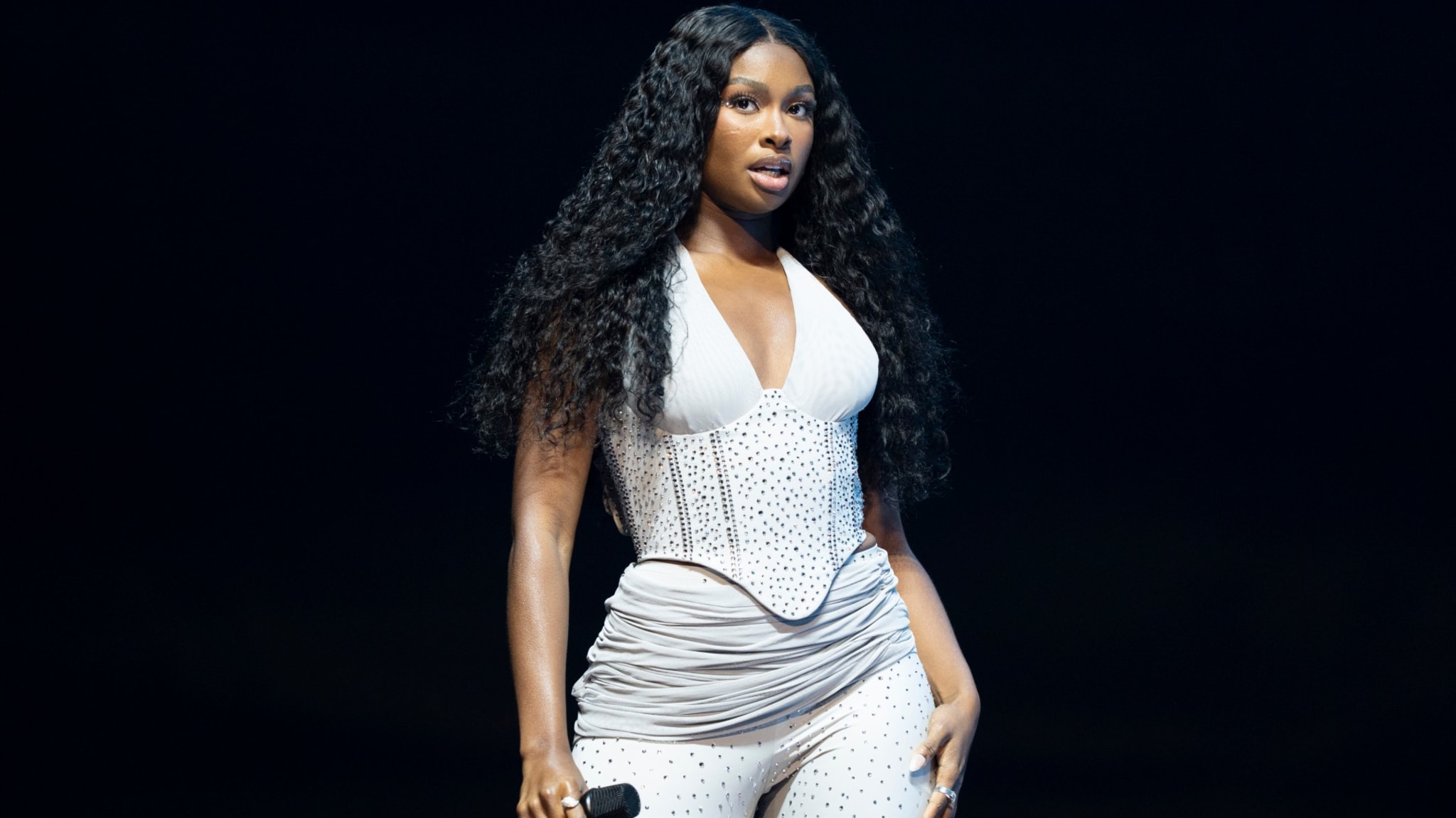 Coco Jones performs during 2025 Essence Festival Of Culture at Caesars Superdome on July 04, 2025 in New Orleans, Louisiana.