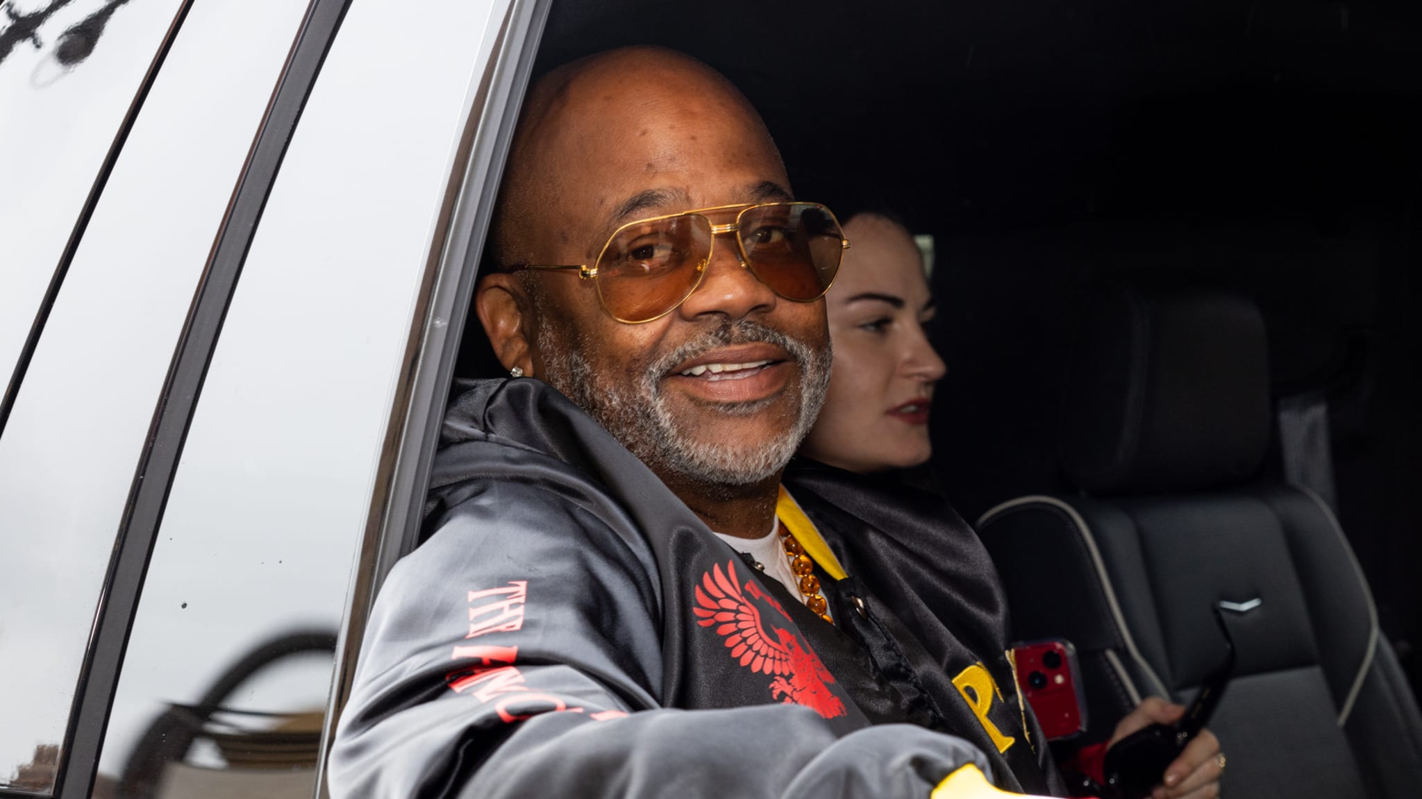 Entrepreneur/Director Damon Dash arrives at "The Prince Of Detroit" Detroit Premiere at Detroit Music Hall on June 23, 2023 in Detroit, Michigan. 