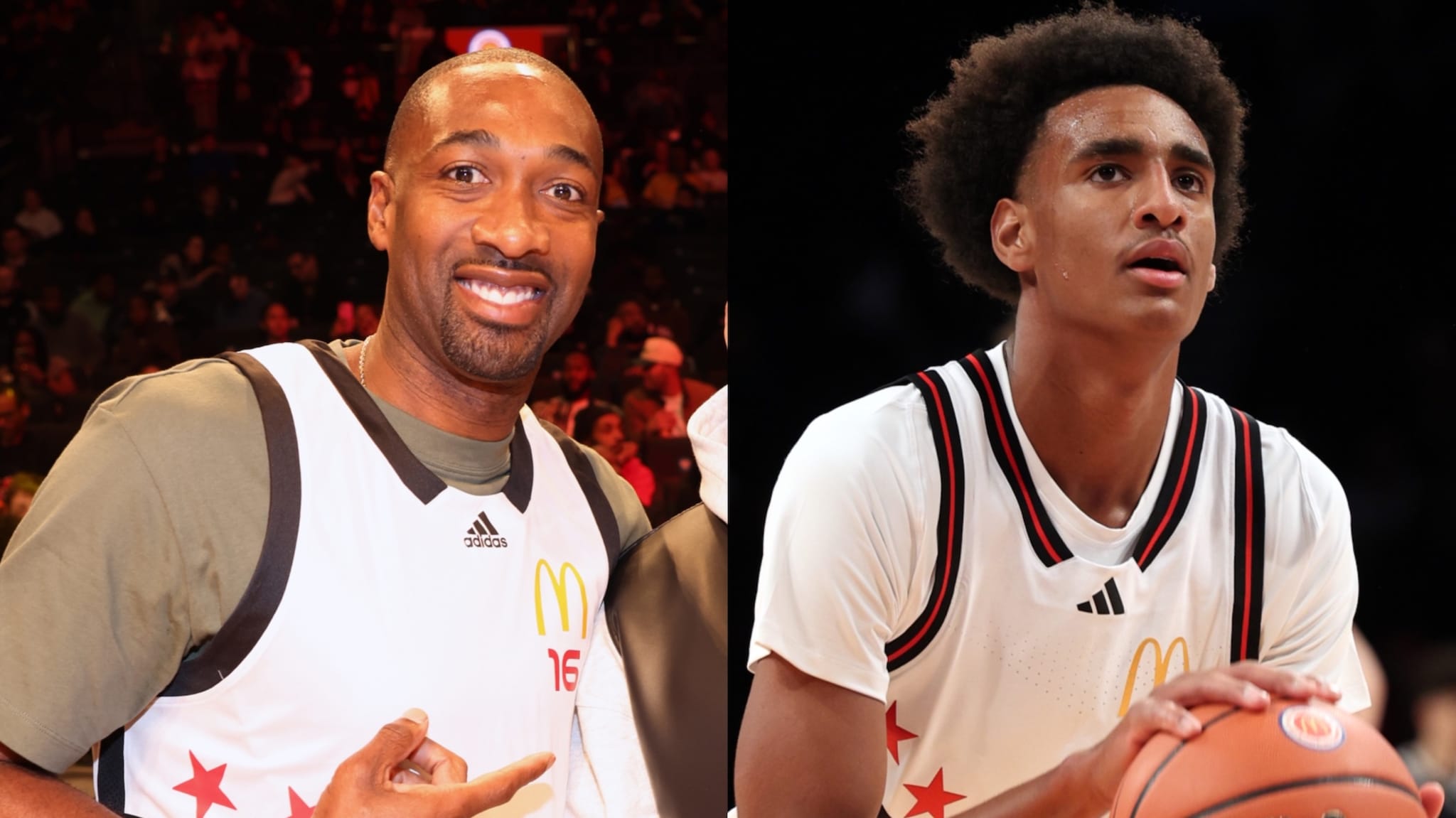 Gilbert Arenas and Alijah Arenas