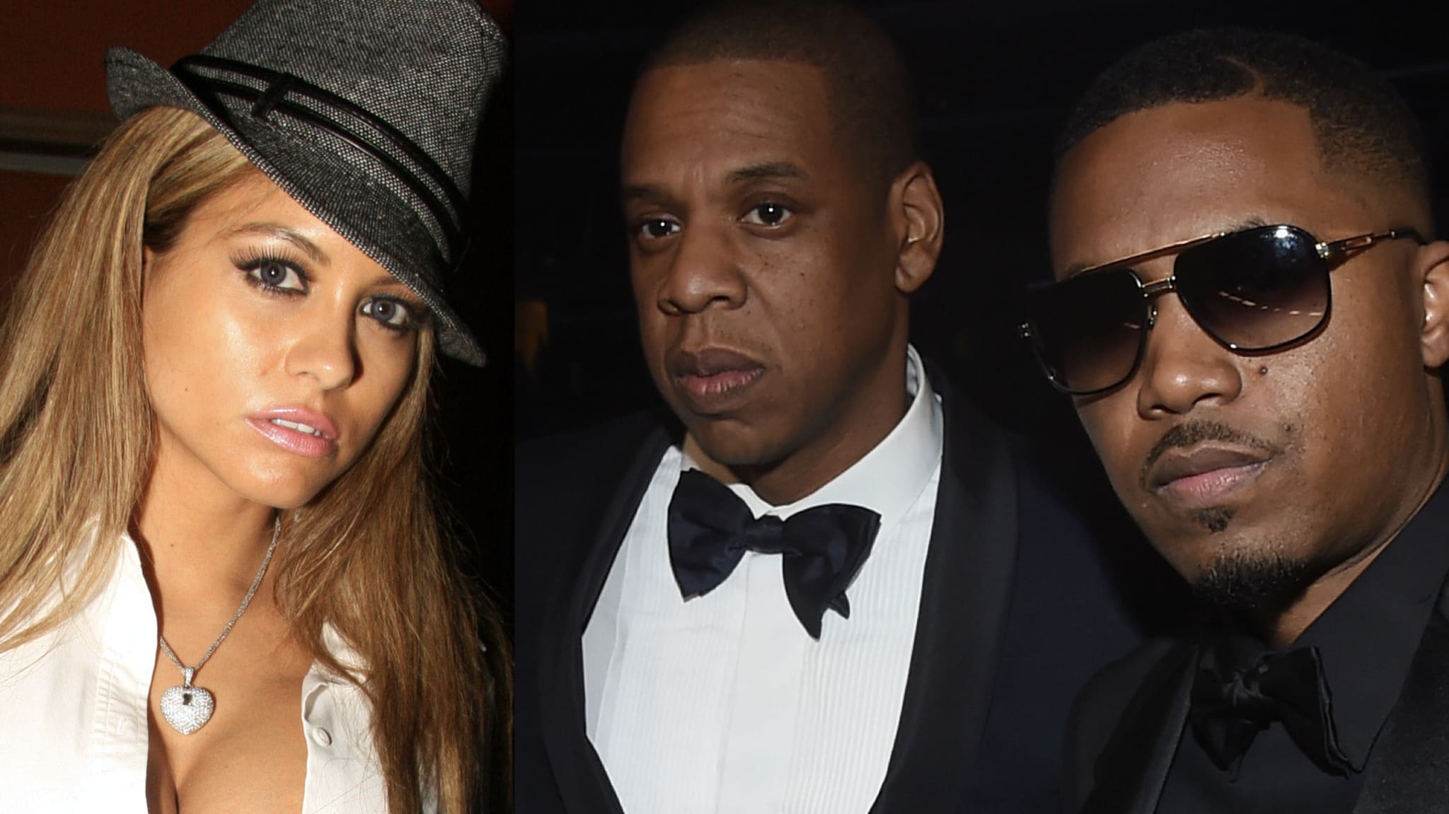 Gloria Velez x Jay-Z and Nas split image