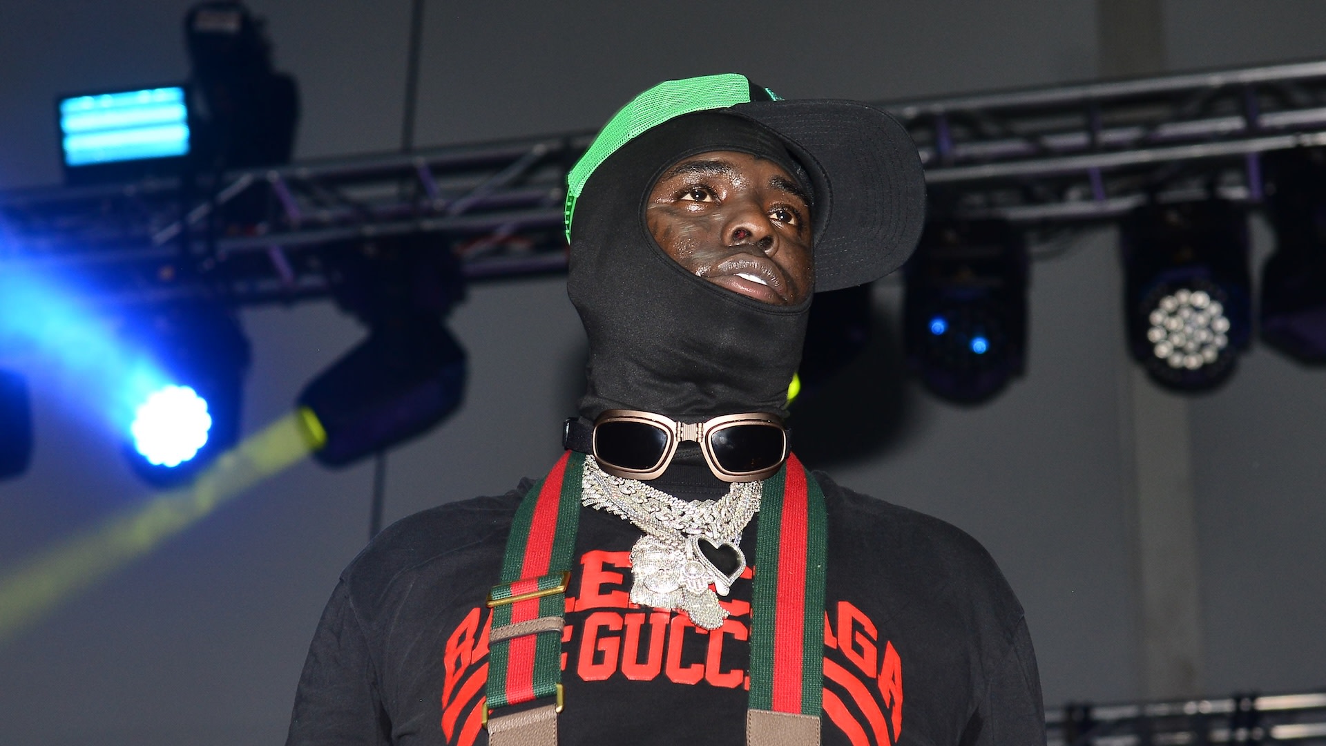 MIRAMAR, FL - JULY 15: Chocolate MC, real name Yosvanis Arismin Sierra Hernández performs live on stage during Bienvenida WOW POPY In Concert at Miramar Regional Park Amphitheater on July 15, 2023 in Miramar, Florida.
