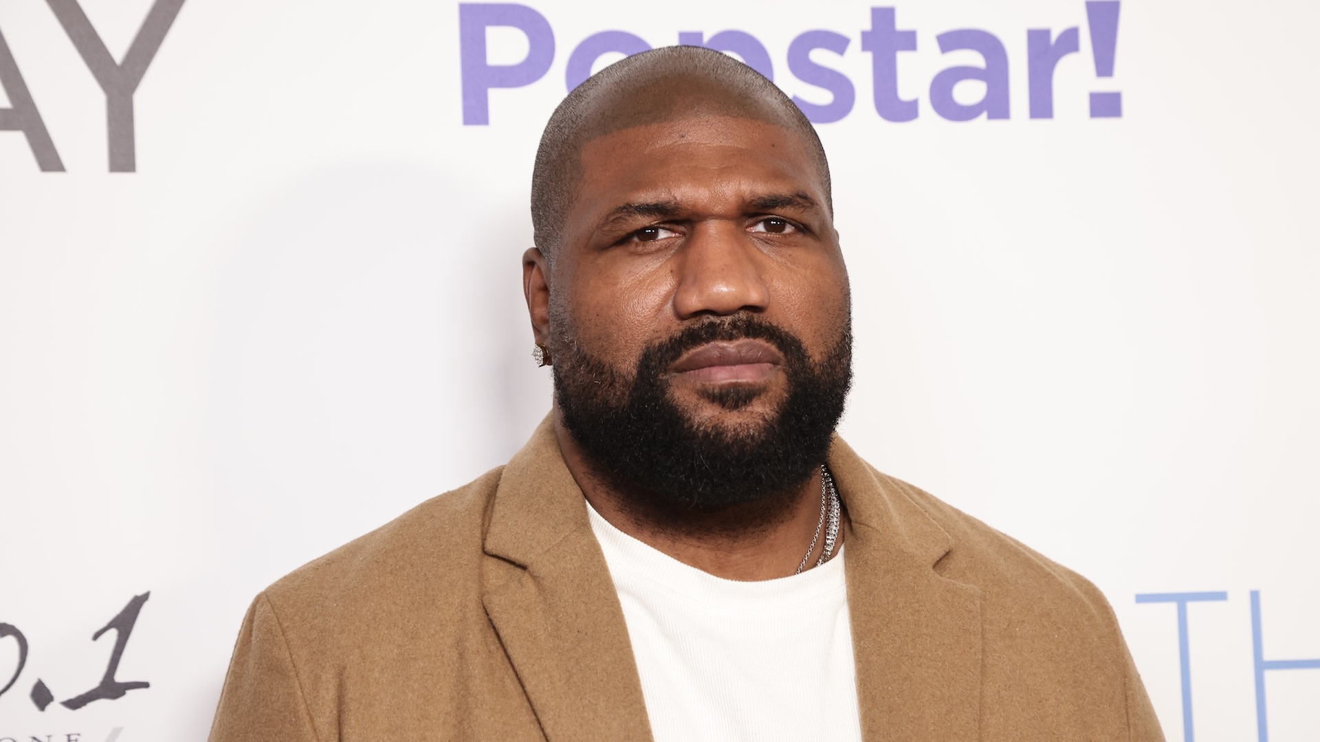 BURBANK, CALIFORNIA - DECEMBER 10: Quinton 'Rampage' Jackson attends the season 8 premiere of the "The Bay" and pre-daytime Emmy party at Associated Television Int'l Studios on December 10, 2023 in Burbank, California