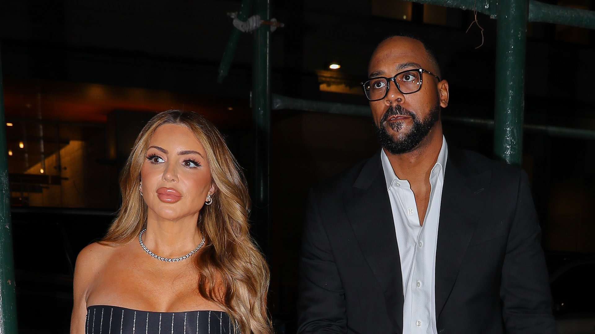 Larsa Pippen and Marcus Jordan and are seen on January 10, 2024 in New York, New York. 