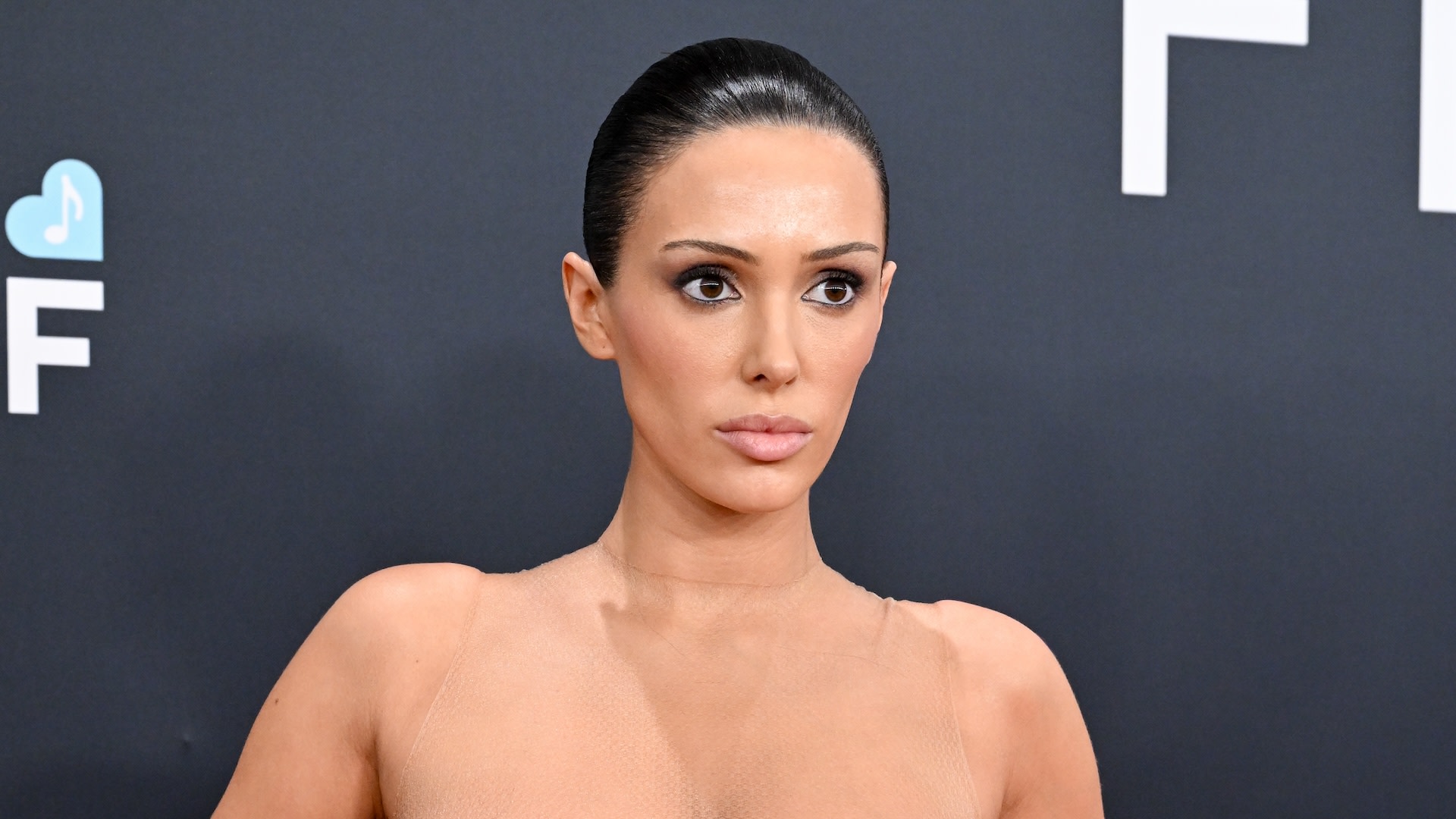 Bianca Censori at the 67th GRAMMY Awards held at the Crypto.com Arena on February 2, 2025 in Los Angeles, California.