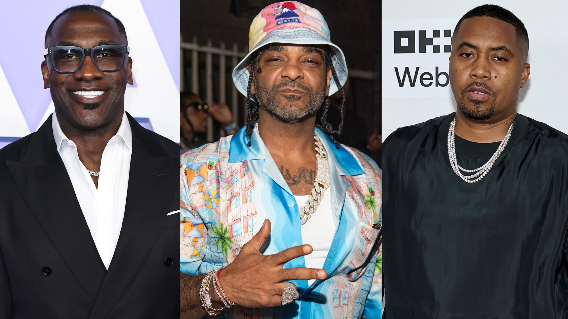 Shannone Sharpe, Jim Jones, Nas