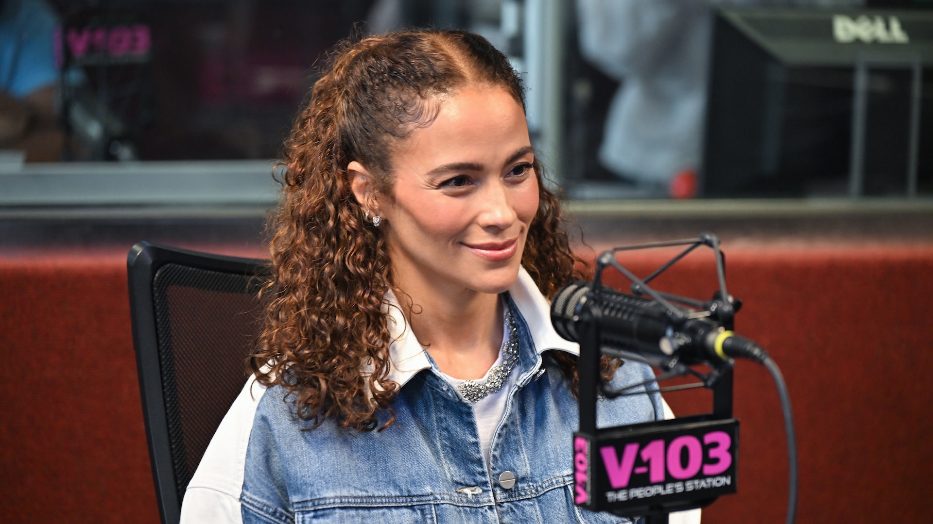 ATLANTA, GEORGIA - JUNE 11: Actress Paula Patton visits "The Big Tigger Morning Show with Jazzy McBee" at Audacy Atlanta on June 11, 2025 in Atlanta, Georgia.