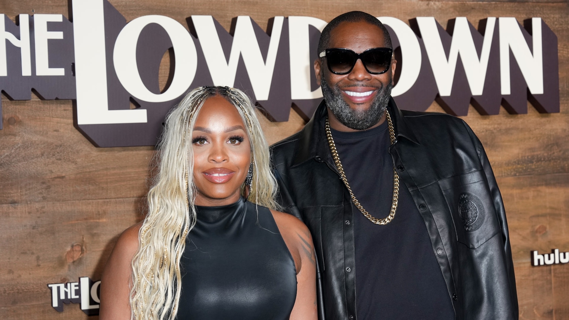 Shana Render, Michael "Killer Mike" Render at FX's "The Lowdown" New York premiere held at Brooklyn Academy of Music on September 17, 2025 in New York, New York.