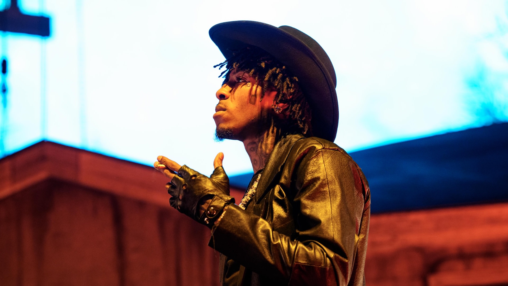 NEW ORLEANS, LOUISIANA - OCTOBER 19: NBA YoungBoy performs during the MASA TOUR at Smoothie King Center on October 19, 2025 in New Orleans, Louisiana.