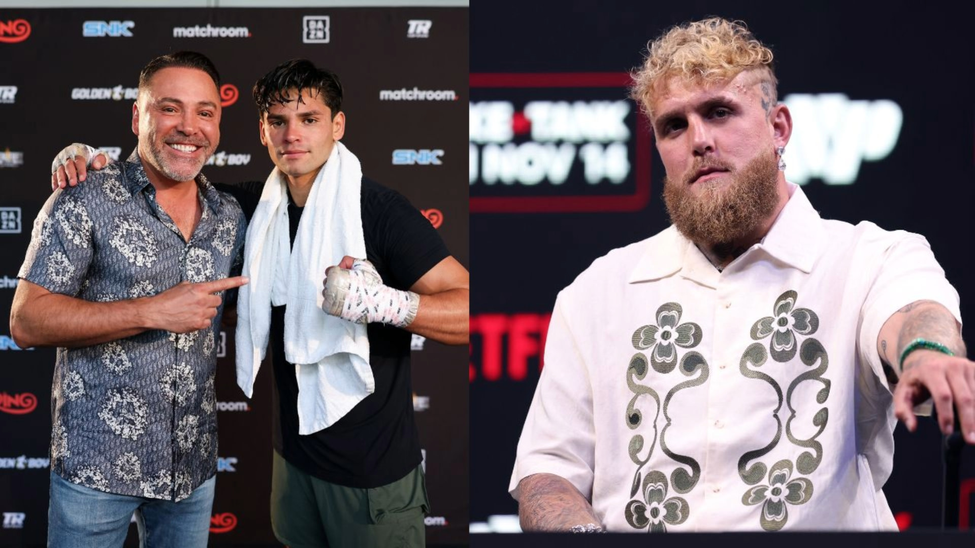 Oscar De La Hoya Shuts Down Jake Paul & Ryan Garcia Fight Rumors