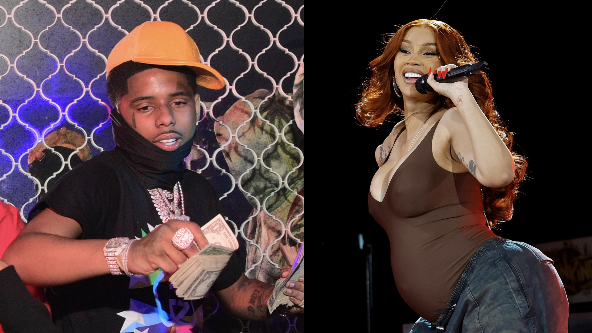 Rapper Pooh Shiesty attends Onyx Monday Nights at Onyx Nightclub on May 31, 2021 in Atlanta, Georgia.

NEW YORK, NEW YORK - SEPTEMBER 27: Cardi B performs during the 2025 Global Citizen Festival at Central Park's Great Lawn on September 27, 2025 in New York City. 