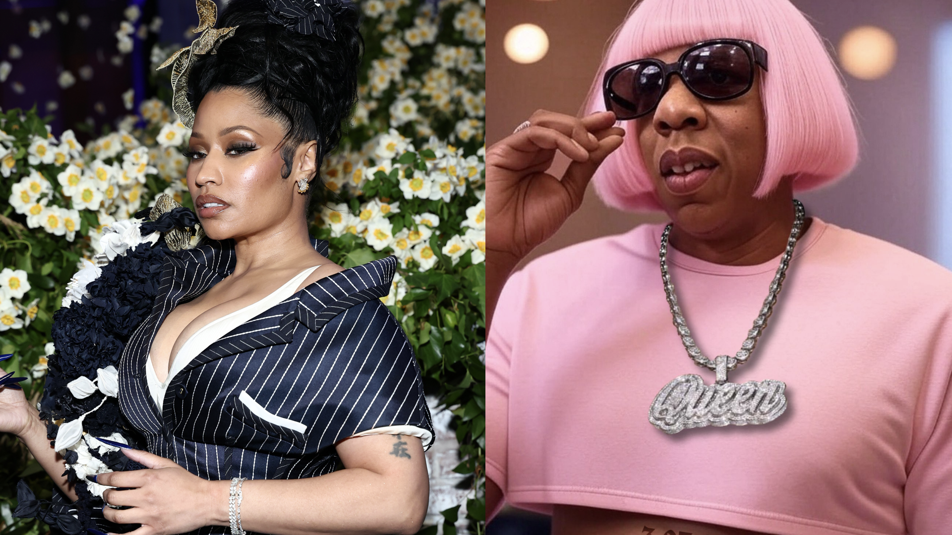 NEW YORK, NEW YORK - MAY 05: (Exclusive Coverage) Nicki Minaj attends The 2025 Met Gala Celebrating "Superfine: Tailoring Black Style" at Metropolitan Museum of Art on May 05, 2025 in New York City/nickiminaj/X