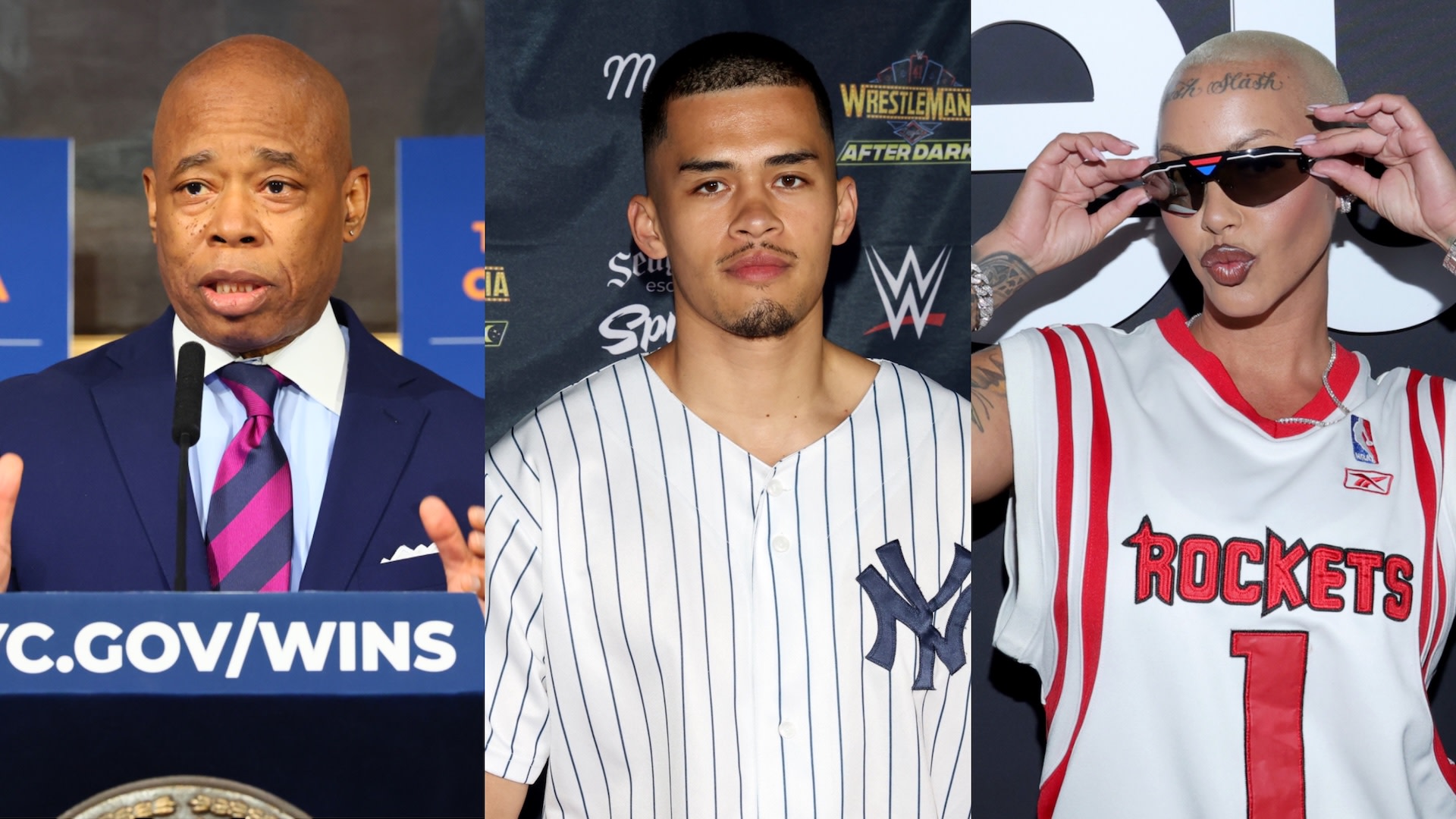 Eric Adams, Sneako, and Amber Rose