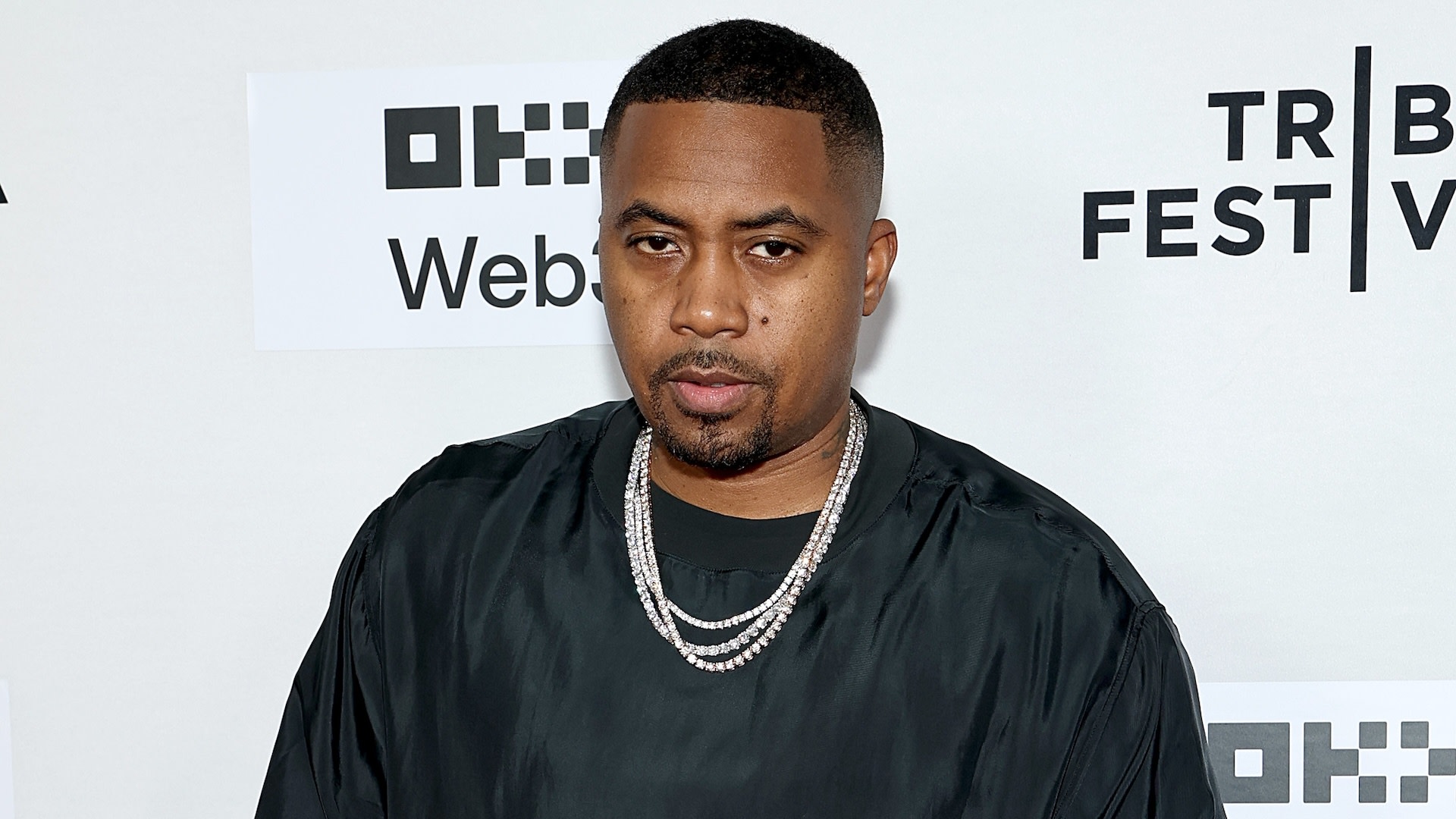 Nas attends the "Victory" Premiere during the 2025 Tribeca Festival at SVA Theater on June 13, 2025 in New York City. 