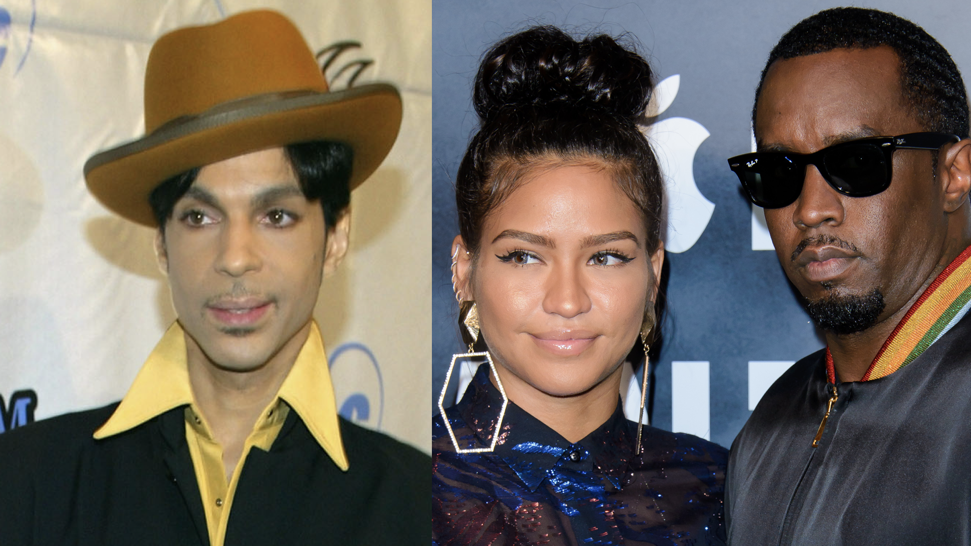 (L-R) Diddy, Cassie and Prince