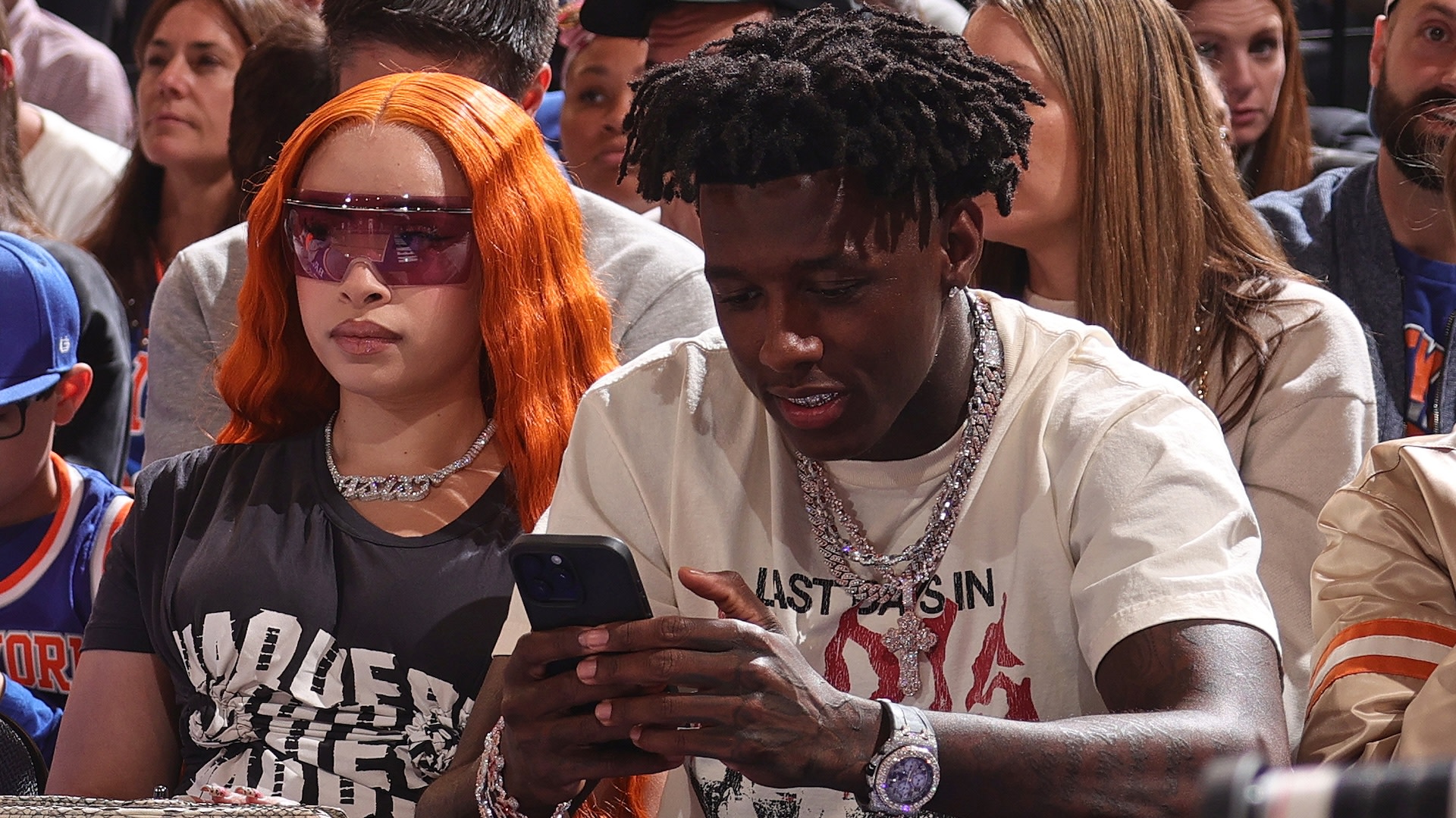 (L-R) Ice Spice and Sauce Gardner.