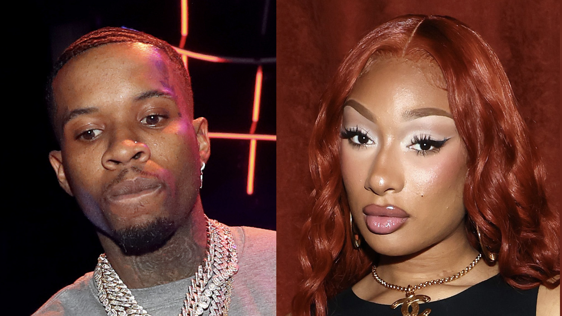 (L-R) Tory Lanez and Megan Thee Stallion.