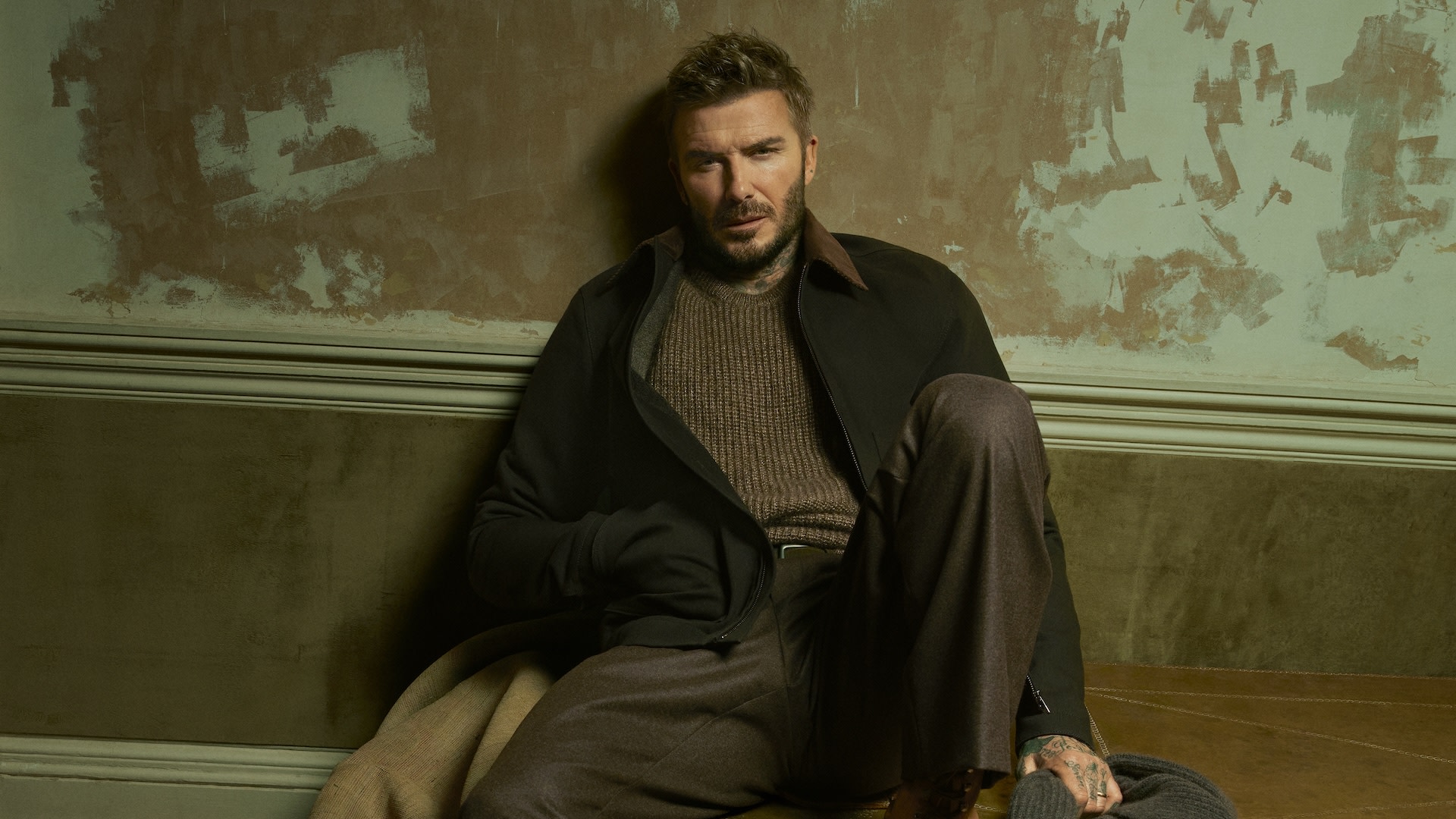 David Beckham Embraces the Seasons Change In New BOSS x B…