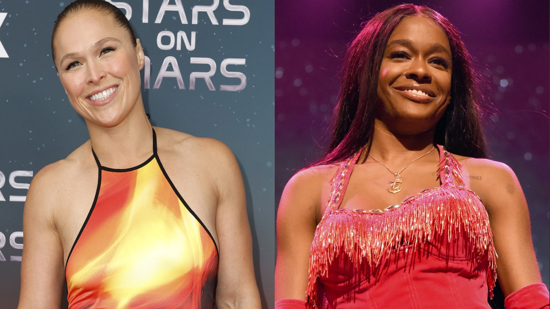 <div>Ronda Rousey Says She’d Face Azealia Banks in Celebrity Fight, Jokes She’d 'Walk Out to Her Song'</div>