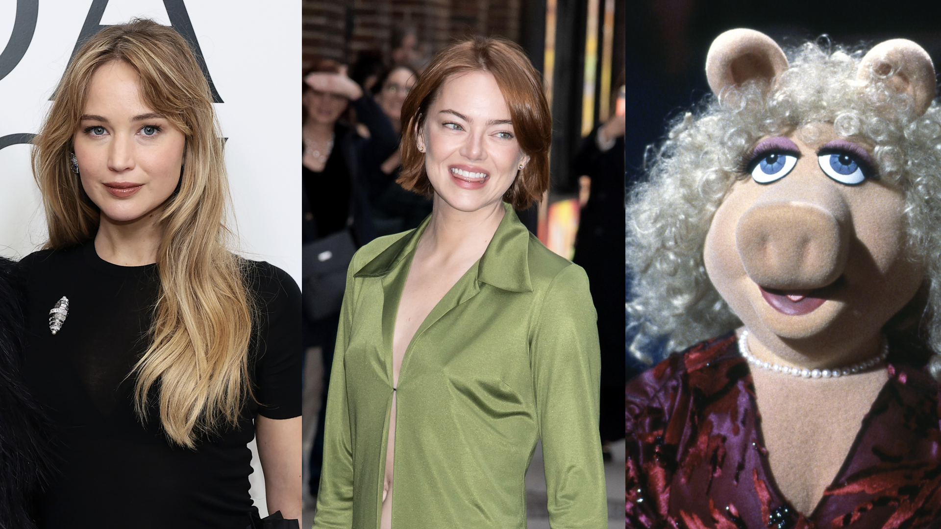 Jennifer Lawrence Reveals She and Emma Stone Are Producing Ms. Piggy Film