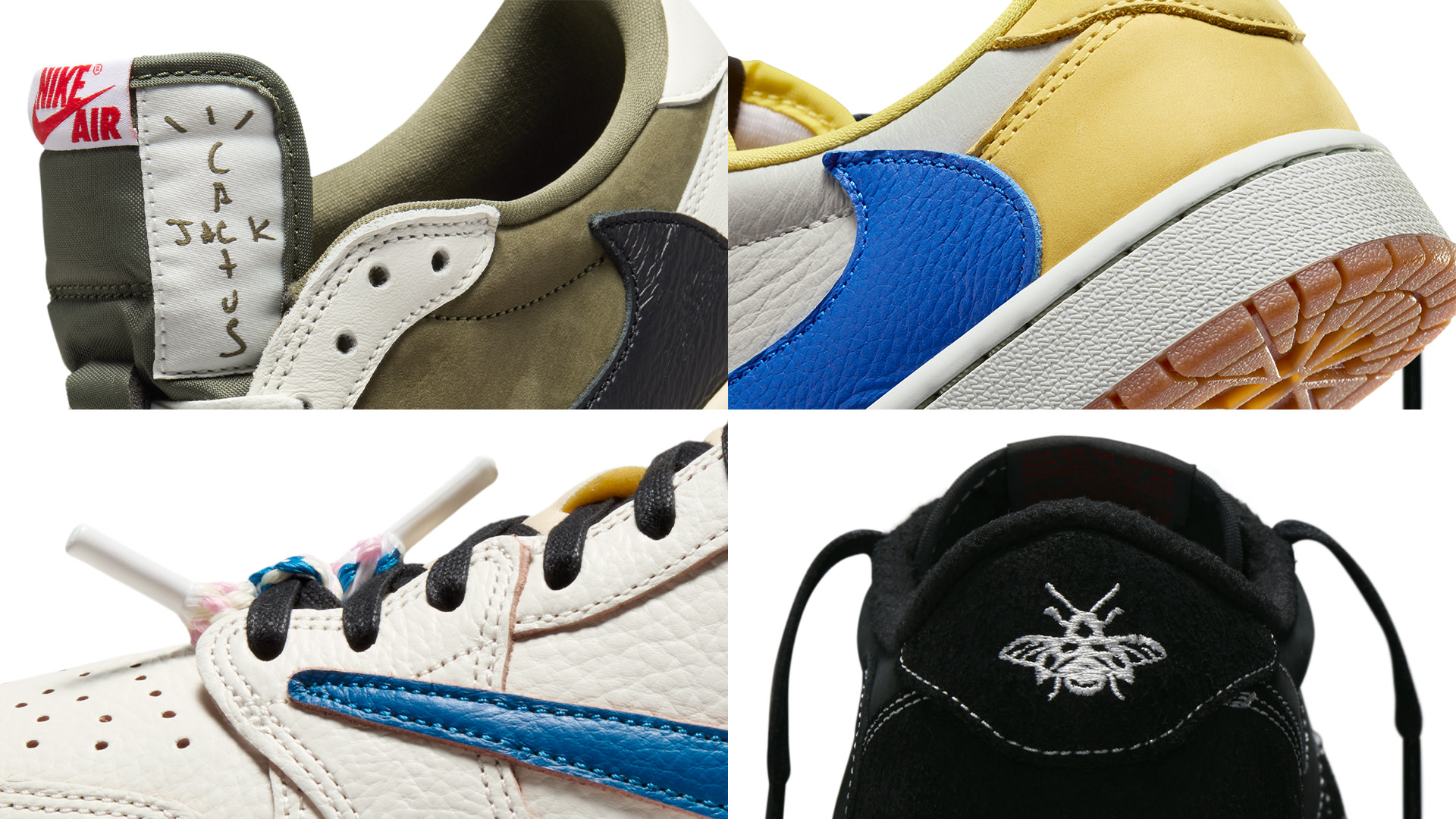 Travis Scott x Air Jordan 1 Low Collabs Ranked