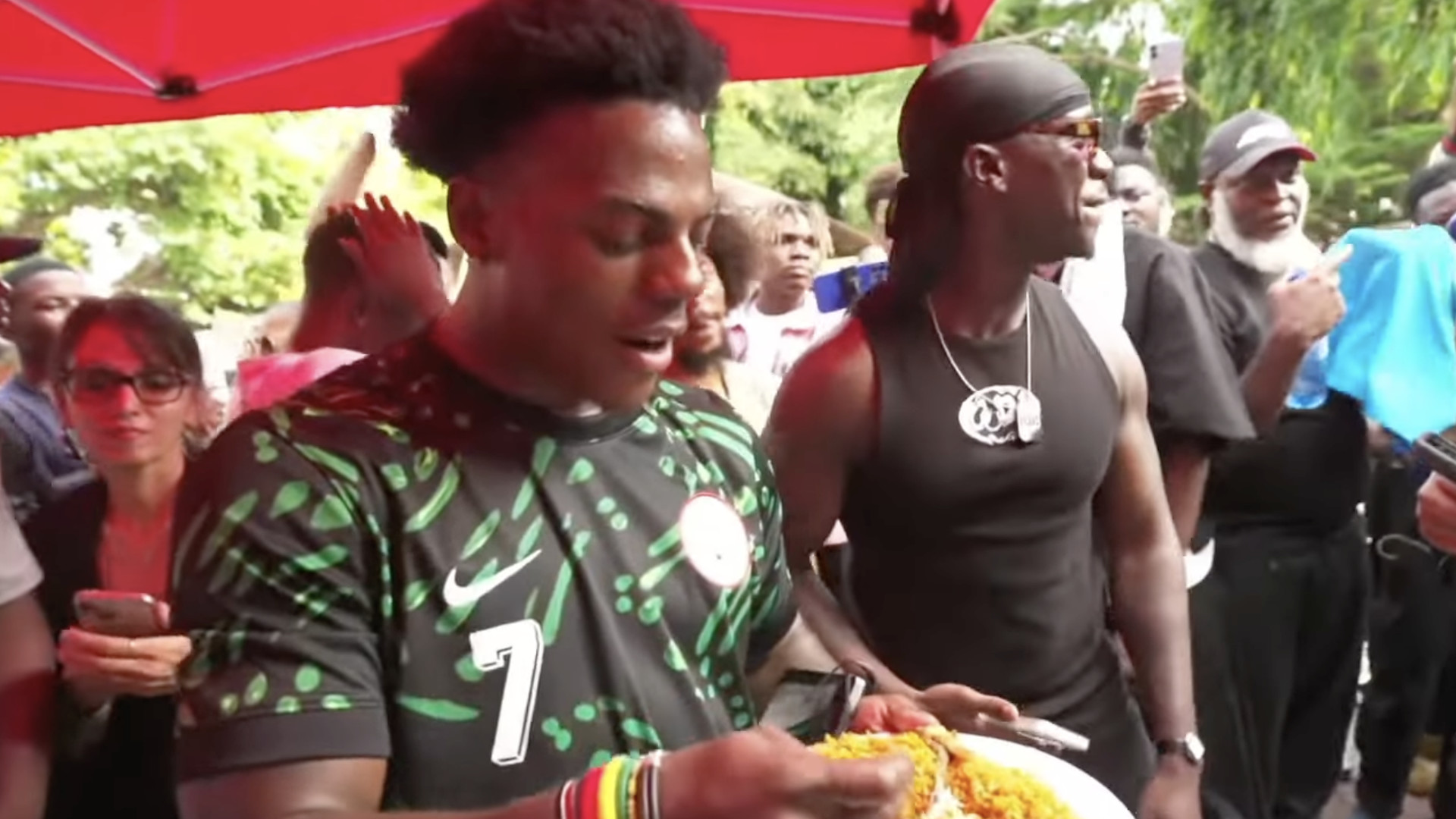 IShowSpeed Says Nigerian Jollof Rice Is Better Than Senegalese Version