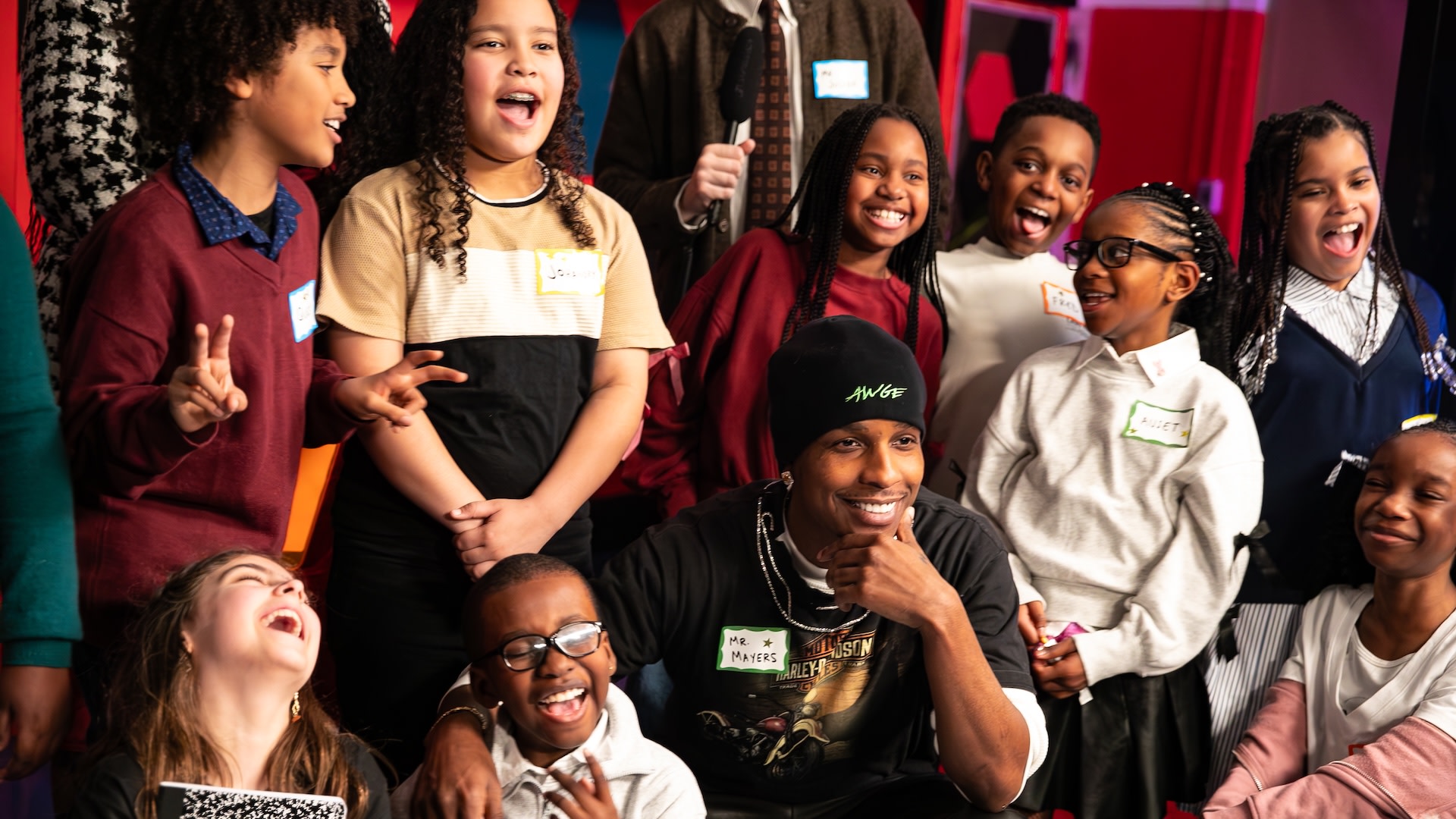 ASAP Rocky Gives Harlem Students Lessons on How to Rap, Fight Off Bullies