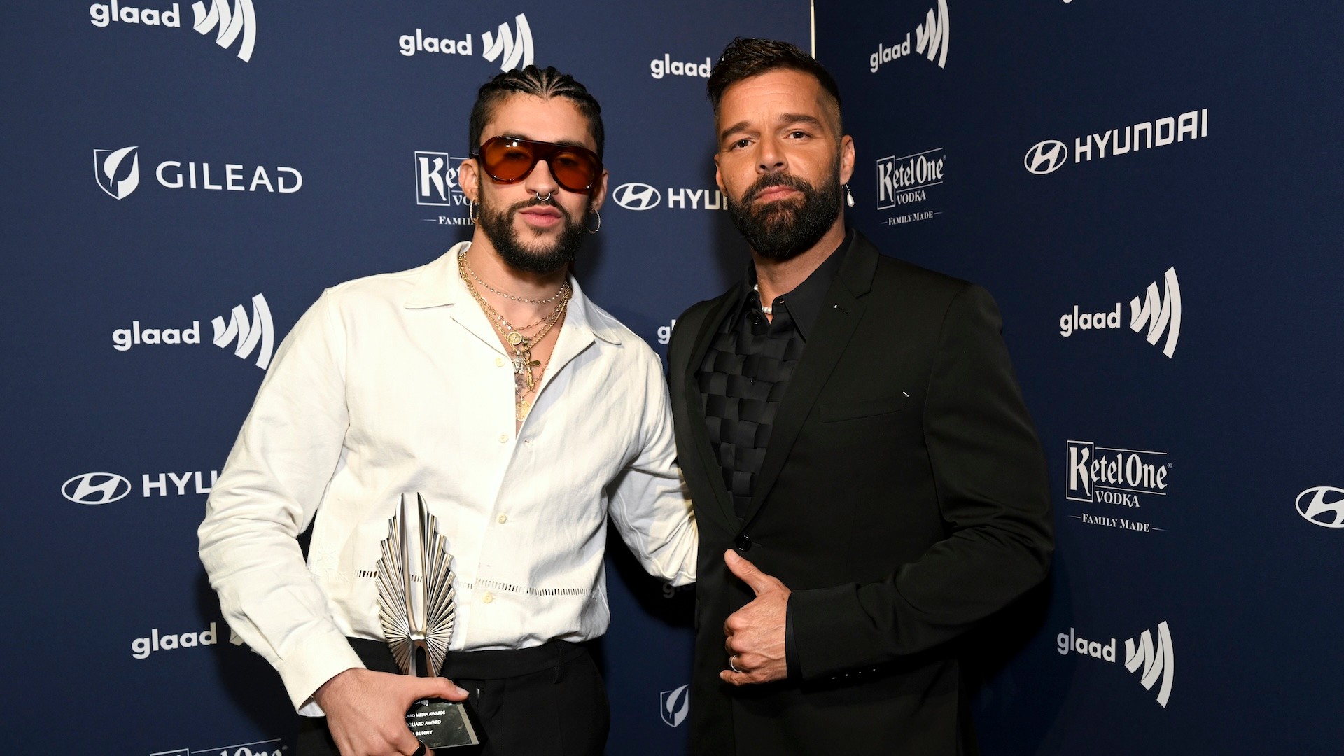 Bad Bunny and Ricky Martin Share Embrace After Super Bowl LX Halftime Show