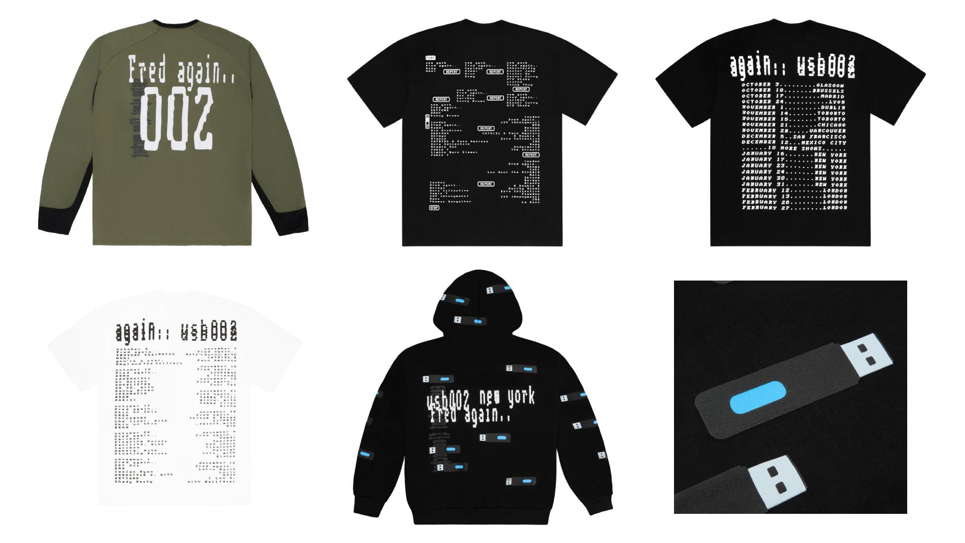 Fred Again.. and Cactus Plant Flea Market Launch New ‘USB002’ Merch ...