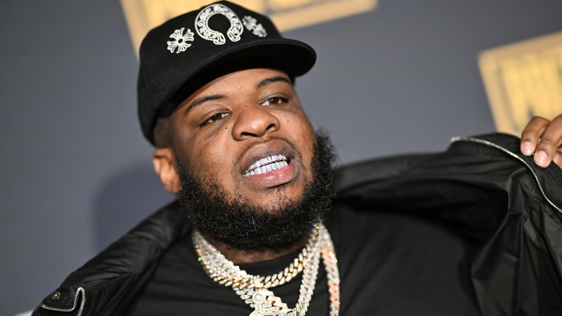 Maxo Kream attends 2024 PrizePicks World Championship.