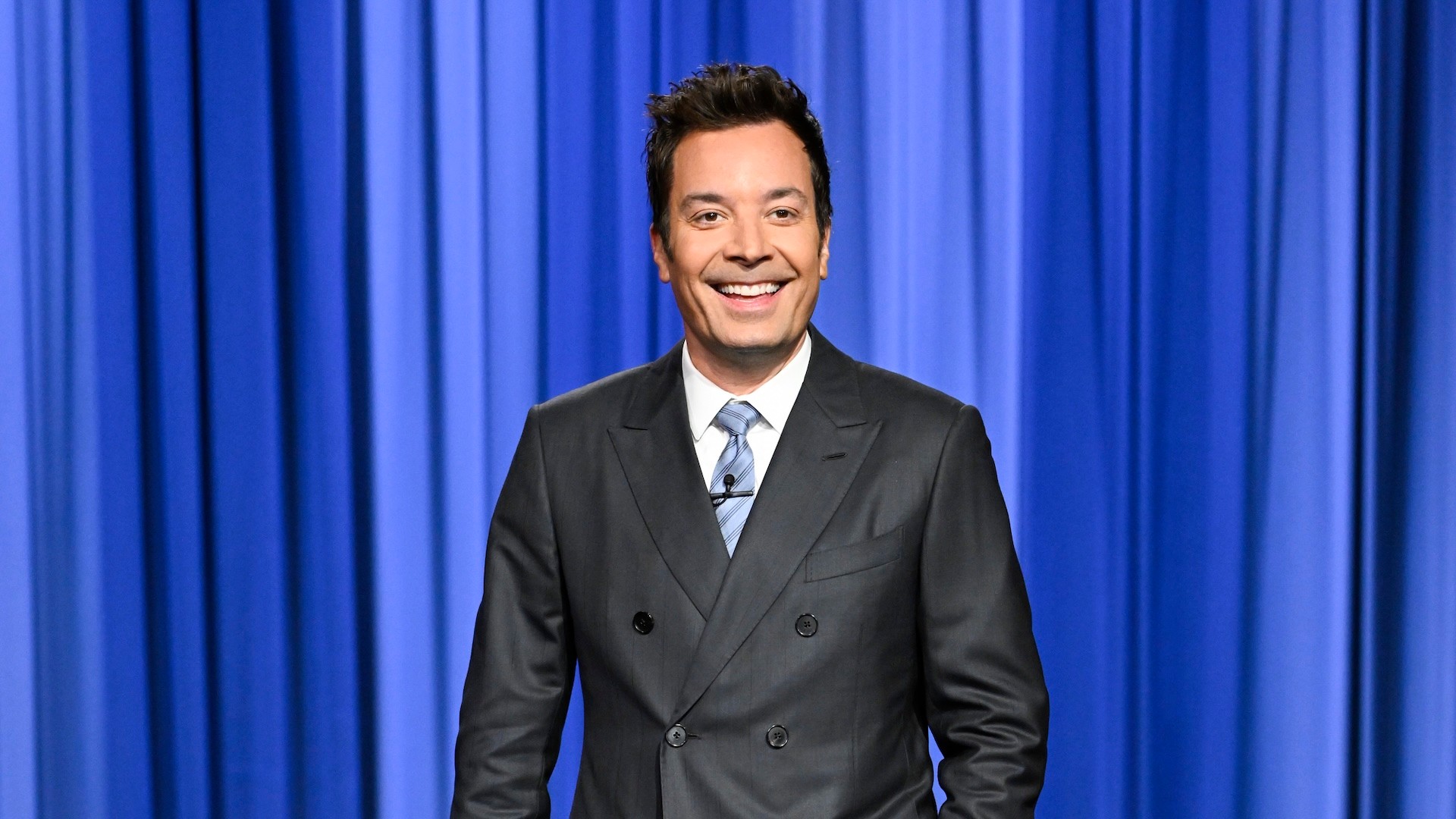 Jimmy Fallon during the monologue on Tuesday, July 28, 2026.