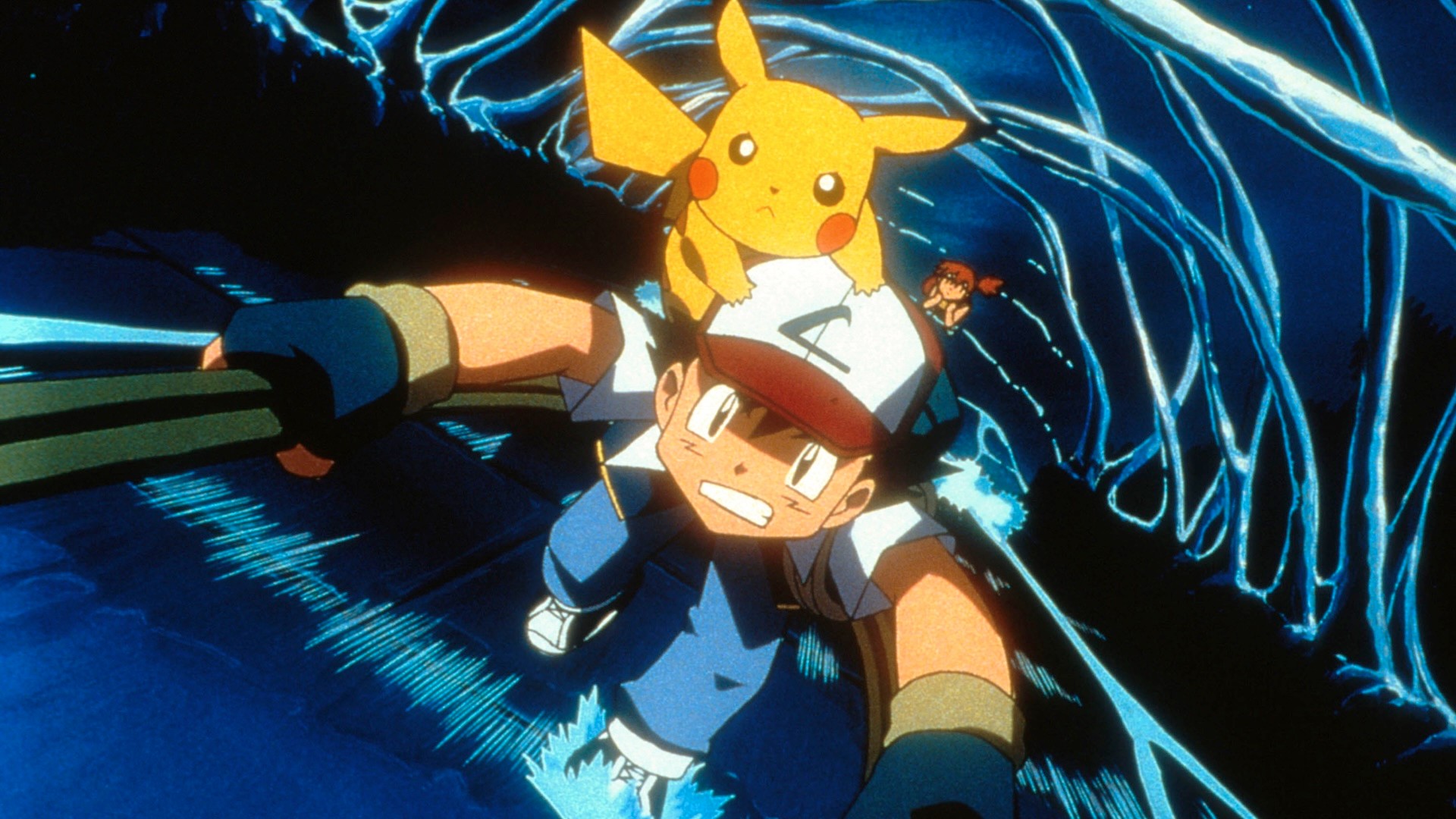 Ash, Pikachu and Misty in 4Kids Entertainment's animated adventure "Pokemon3.'