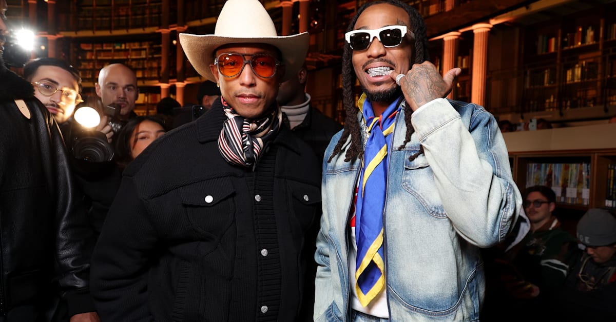 Quavo and Pharrell Williams Debut New Song “Hit-A-Lik” at Louis
