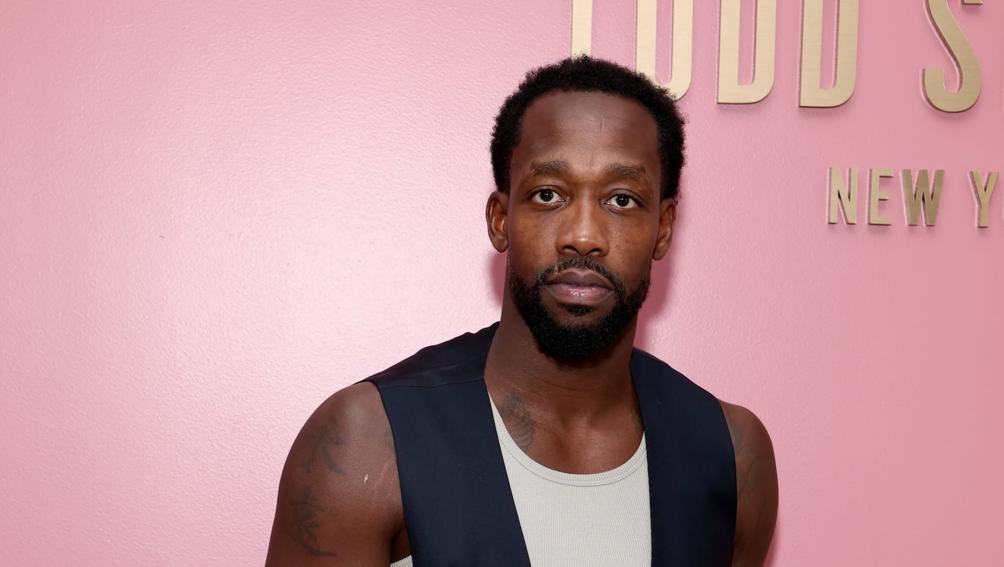 Patrick Beverley attends the Todd Snyder fashion show.