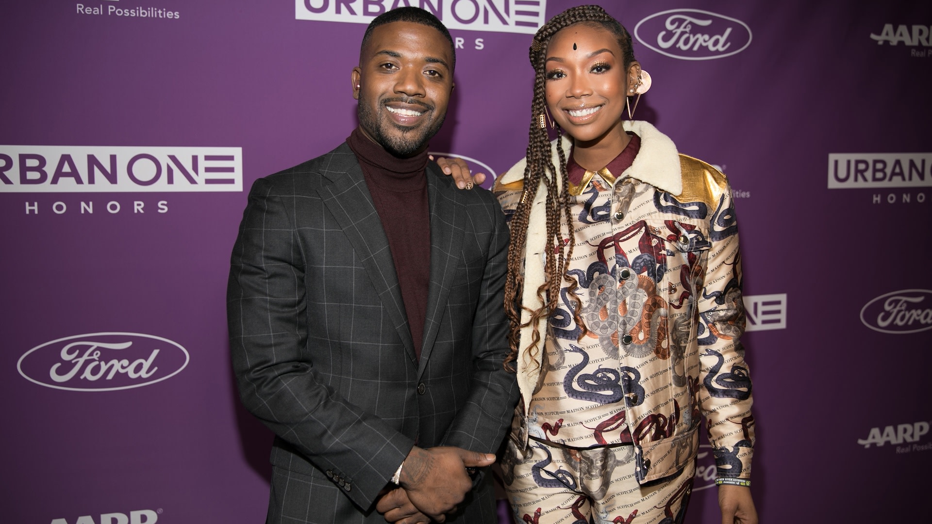 Brandy and Ray J Share Heartfelt Hug on Stage During Tour