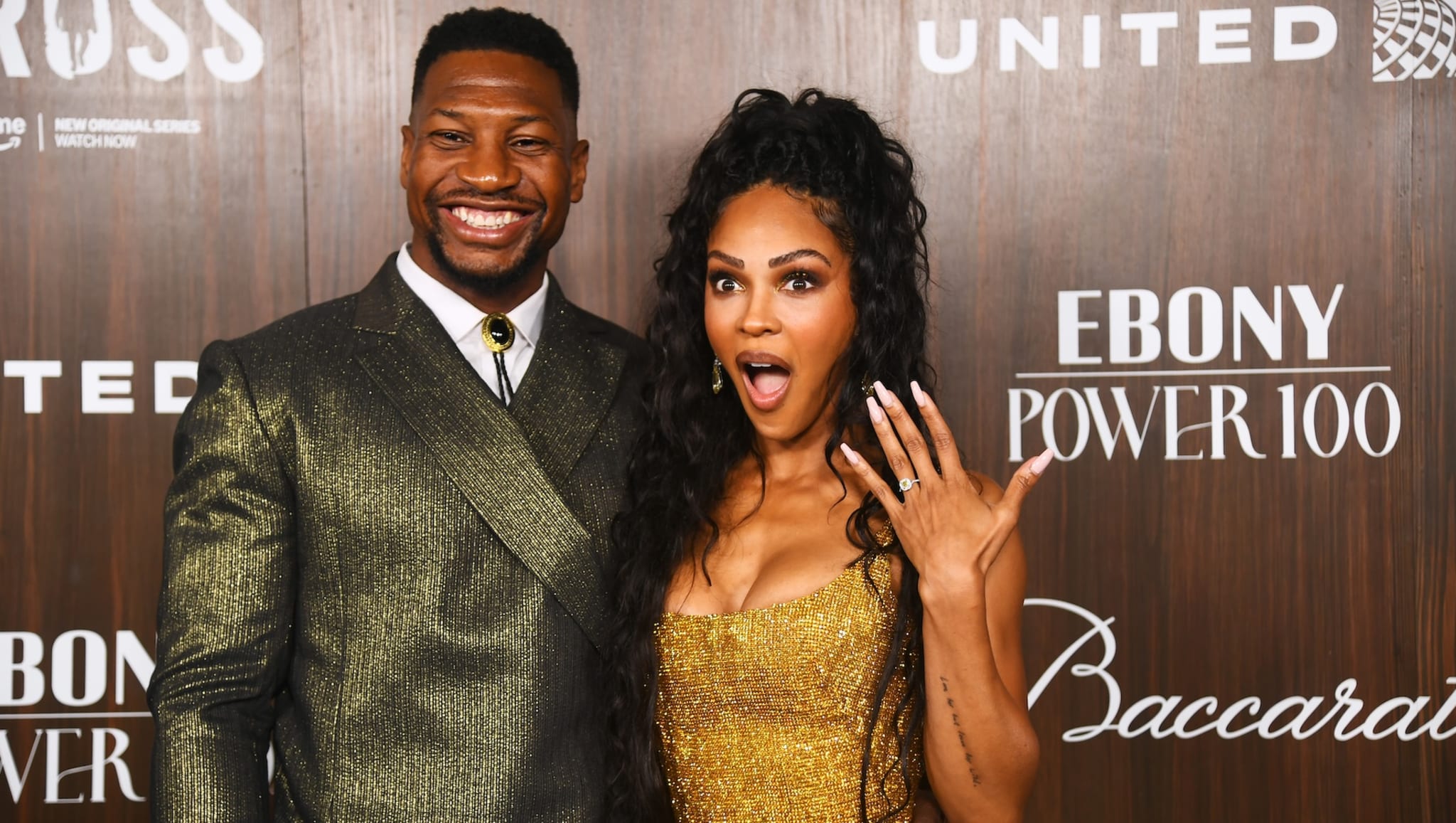 Jonathan Majors and Meagan Good