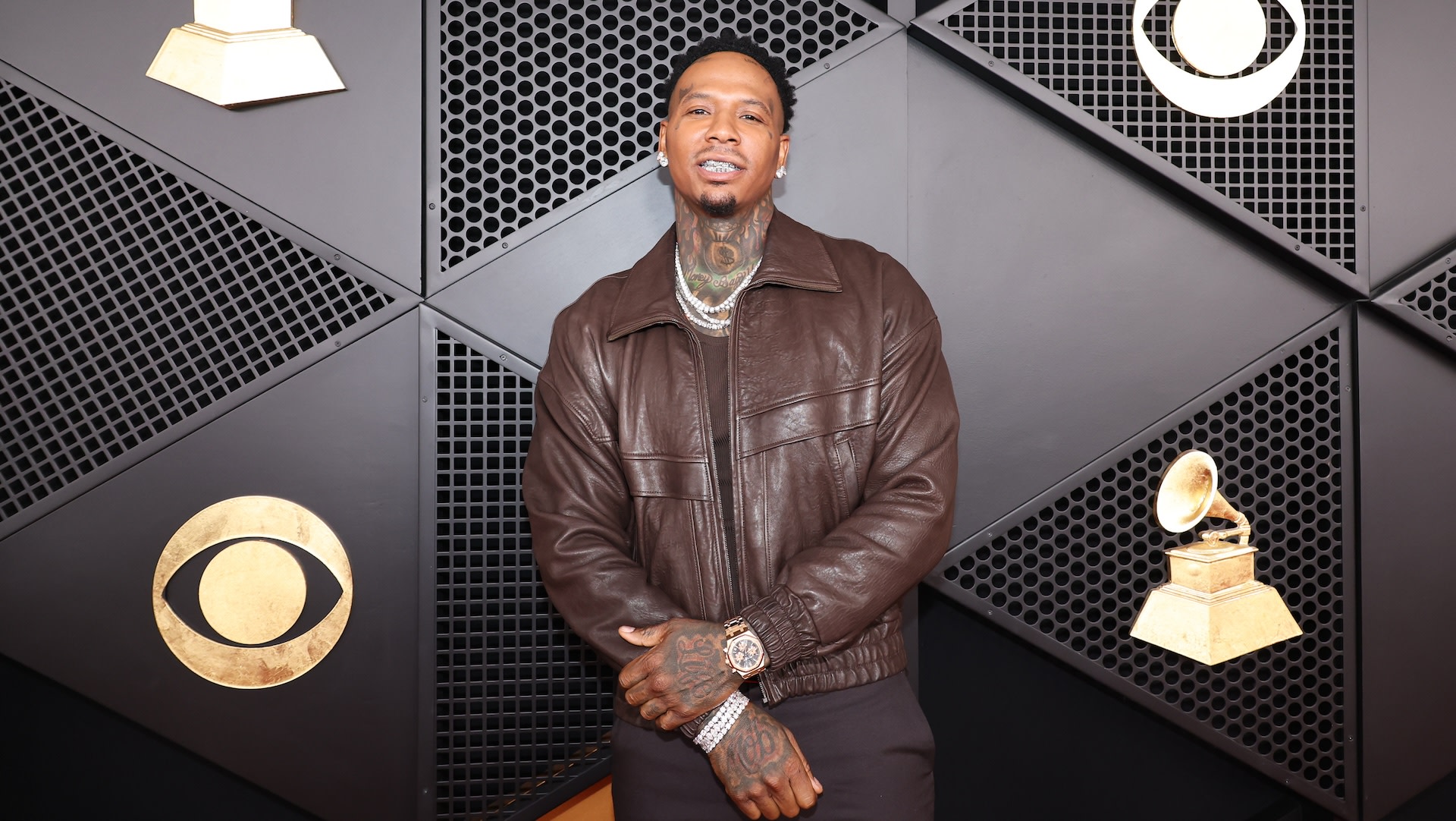 LOS ANGELES, CALIFORNIA - FEBRUARY 01: Moneybagg Yo attends the 68th GRAMMY Awards on February 01, 2026 in Los Angeles, California. (Photo by Johnny Nunez/Getty Images for The Recording Academy)


