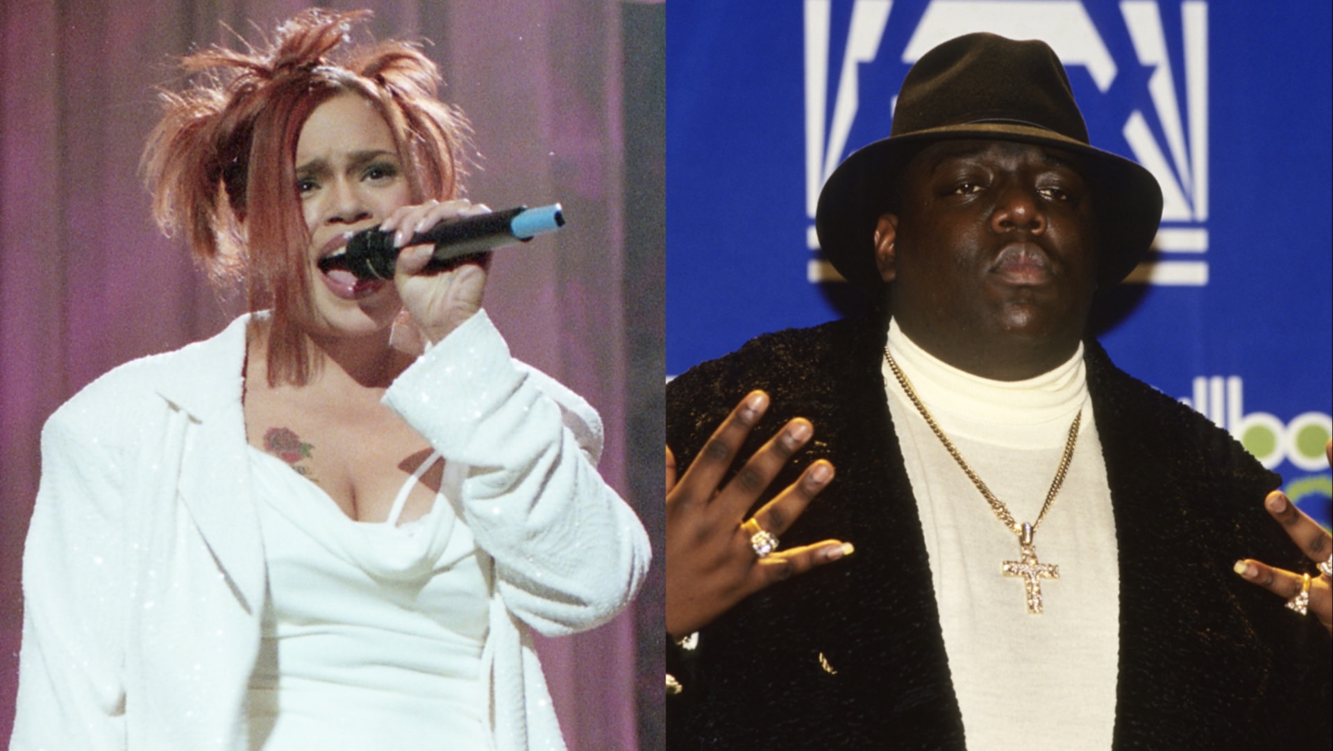Faith Evans and Notorious B.I.G.