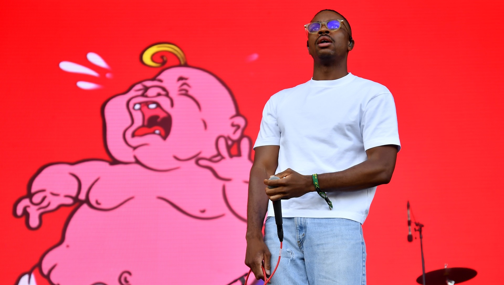 LONDON, ENGLAND - AUGUST 28: Vince Staples performs during All Points East at Victoria Park on August 28, 2026 in London, England.