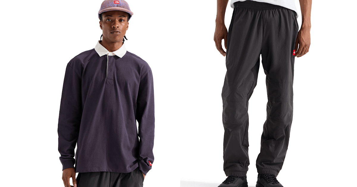 The North Face Red Box Rugby Shirt and Full Zip Pant Are Now Available on Complex